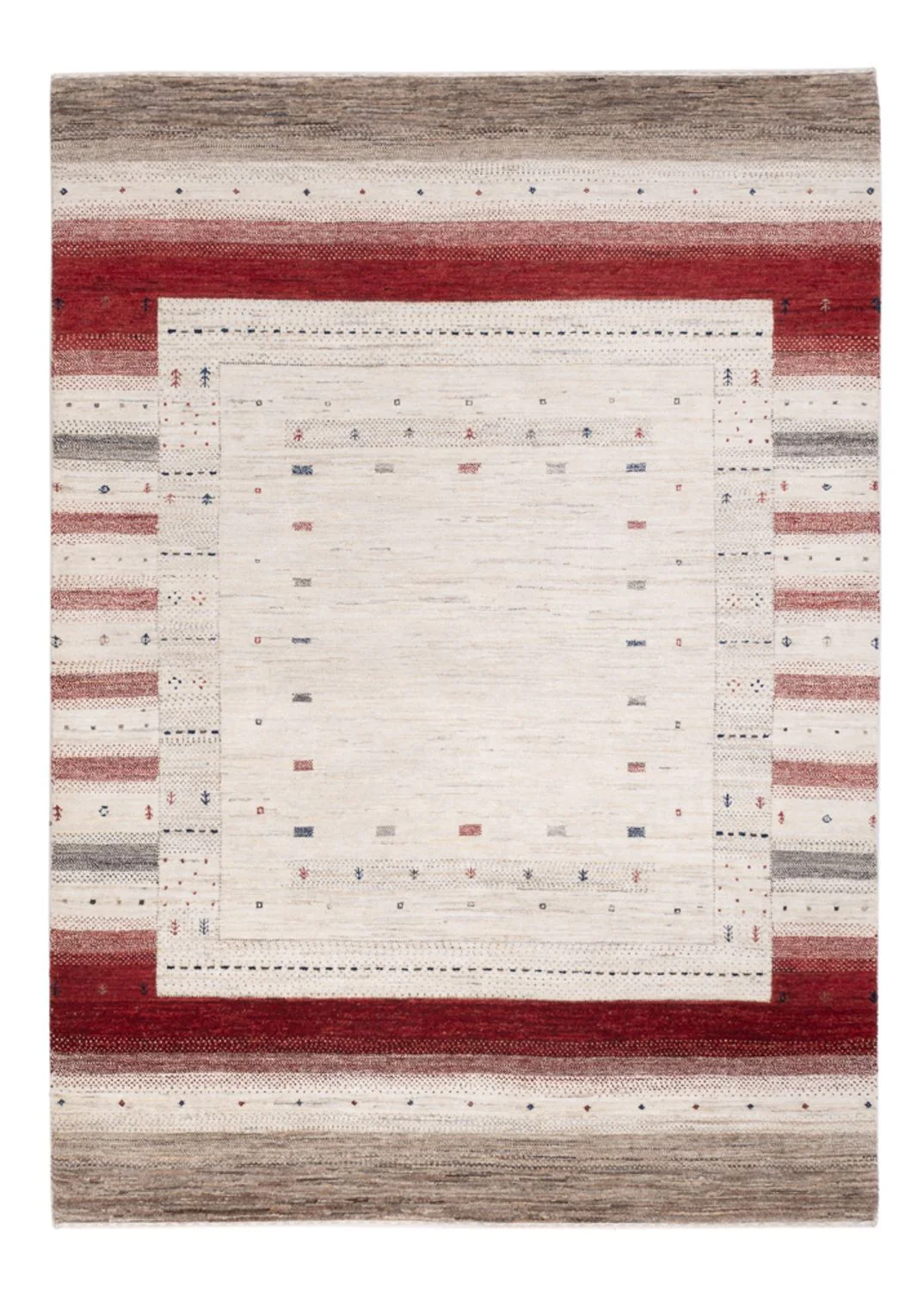 Indo Loribaft Teppich 207x153cm - Wollteppich