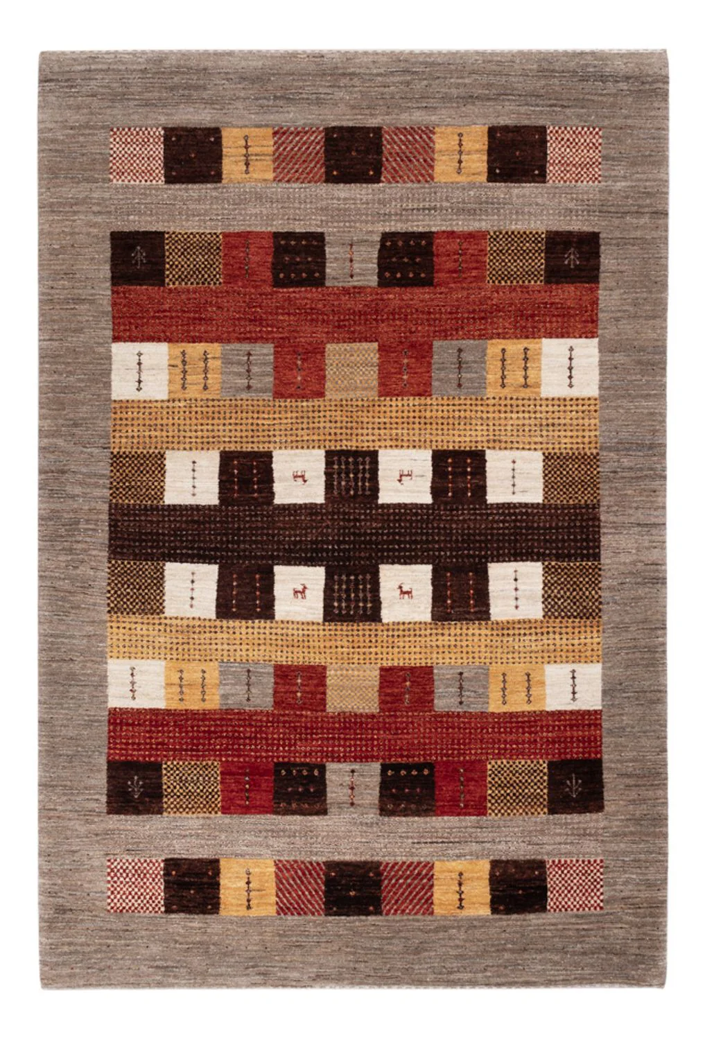 Indo Loribaft Teppich 216x147cm - Wollteppich
