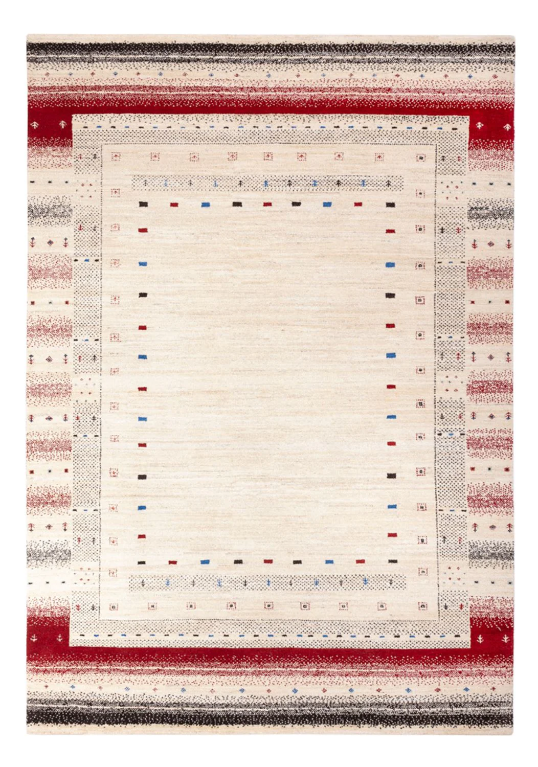 Indo Loribaft Teppich 242x168cm - Wollteppich