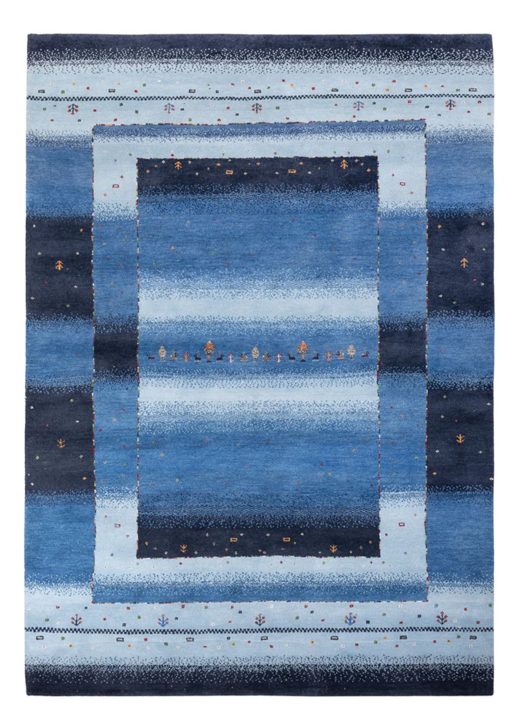 Indo Loribaft Teppich 243x169cm - Wollteppich