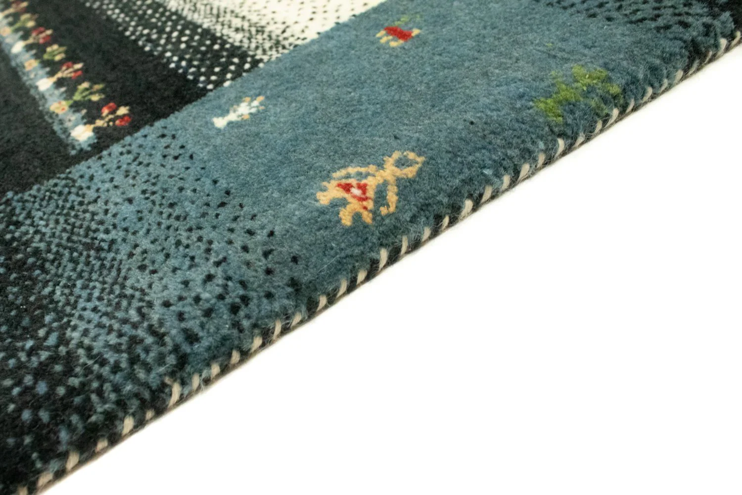 Gabbeh Teppich - Loribaft Indus 243 x 169 cm - mehrfarbig - Image 3