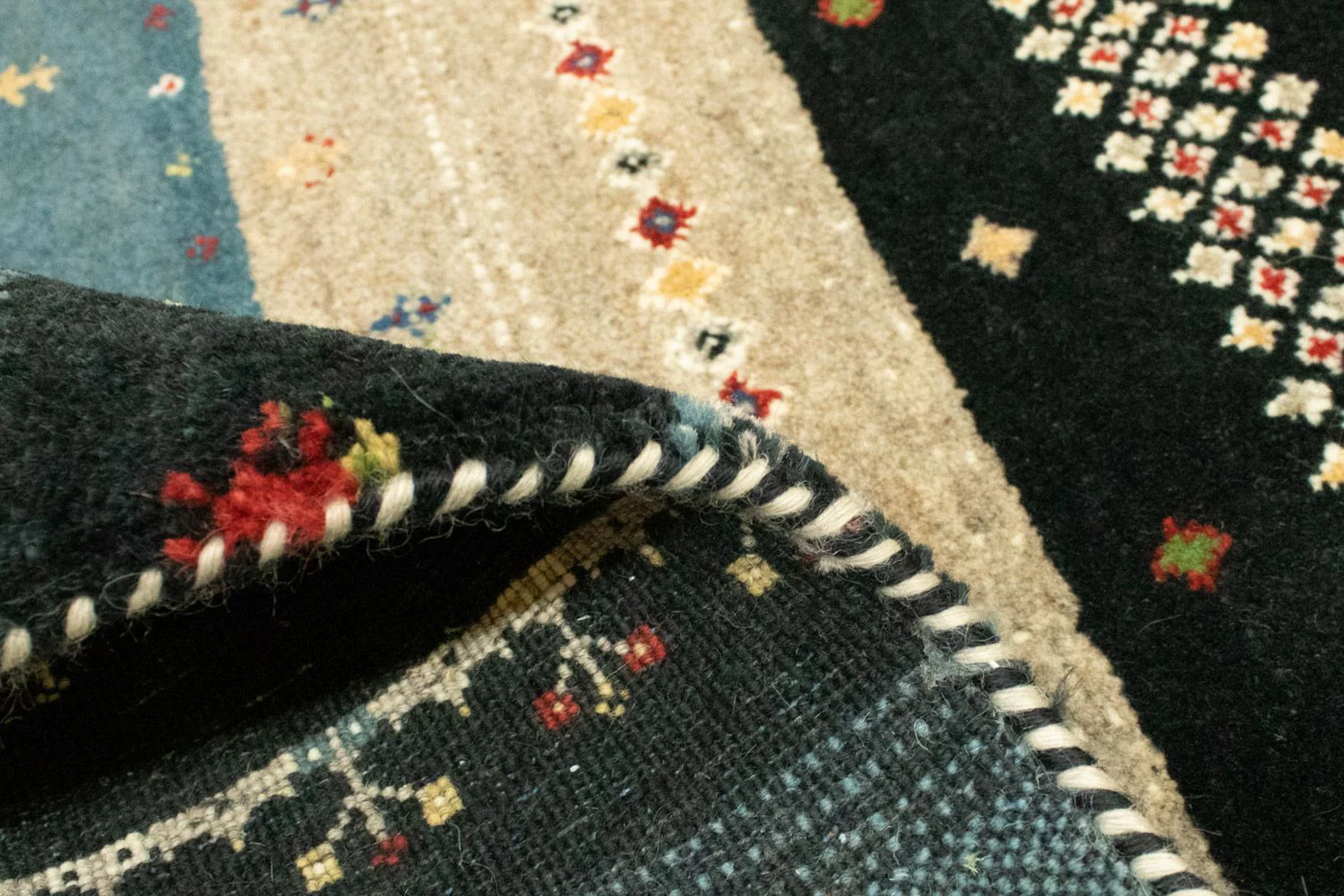 Gabbeh Teppich - Loribaft Indus 243 x 169 cm - mehrfarbig - Image 4