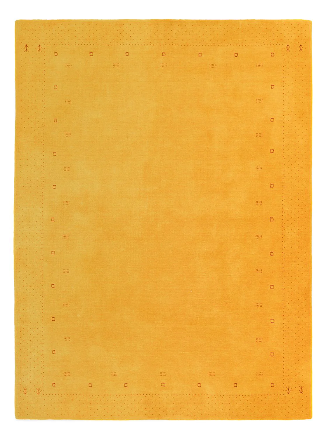 Gabbeh Teppich - Loribaft Indus - 244 x 180 cm - gelb