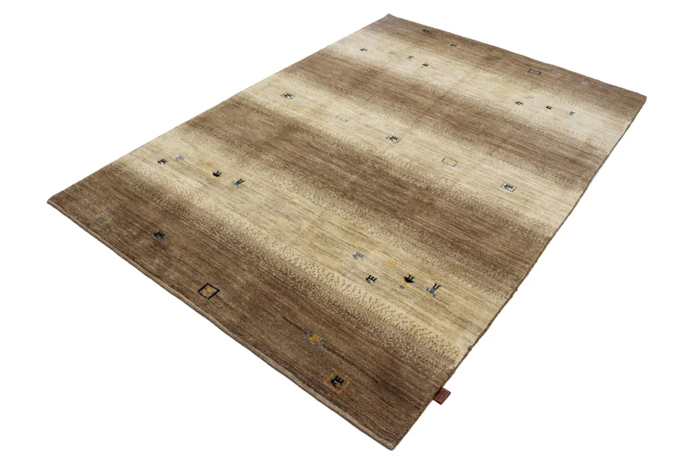 Gabbeh Teppich - Loribaft Indus - 245 x 166 cm - dunkelbeige - Image 2