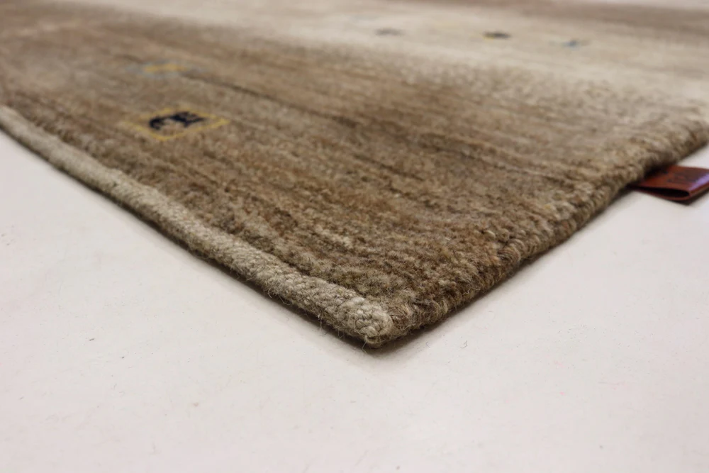Gabbeh Teppich - Loribaft Indus - 245 x 166 cm - dunkelbeige - Image 4