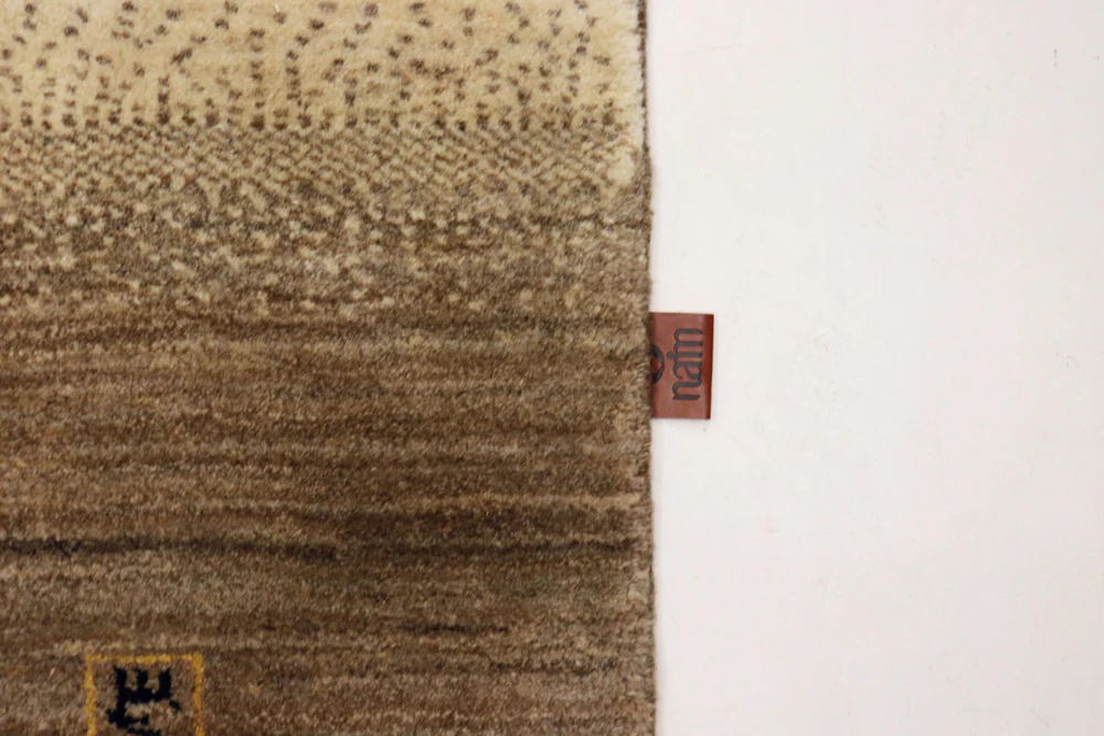 Gabbeh Teppich - Loribaft Indus - 245 x 166 cm - dunkelbeige - Image 5