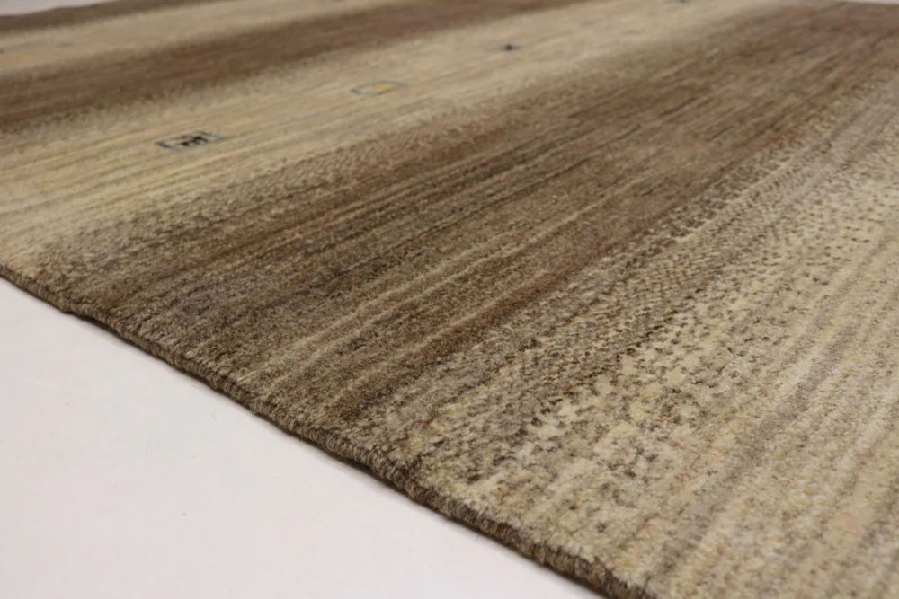 Gabbeh Teppich - Loribaft Indus - 245 x 166 cm - dunkelbeige - Image 7