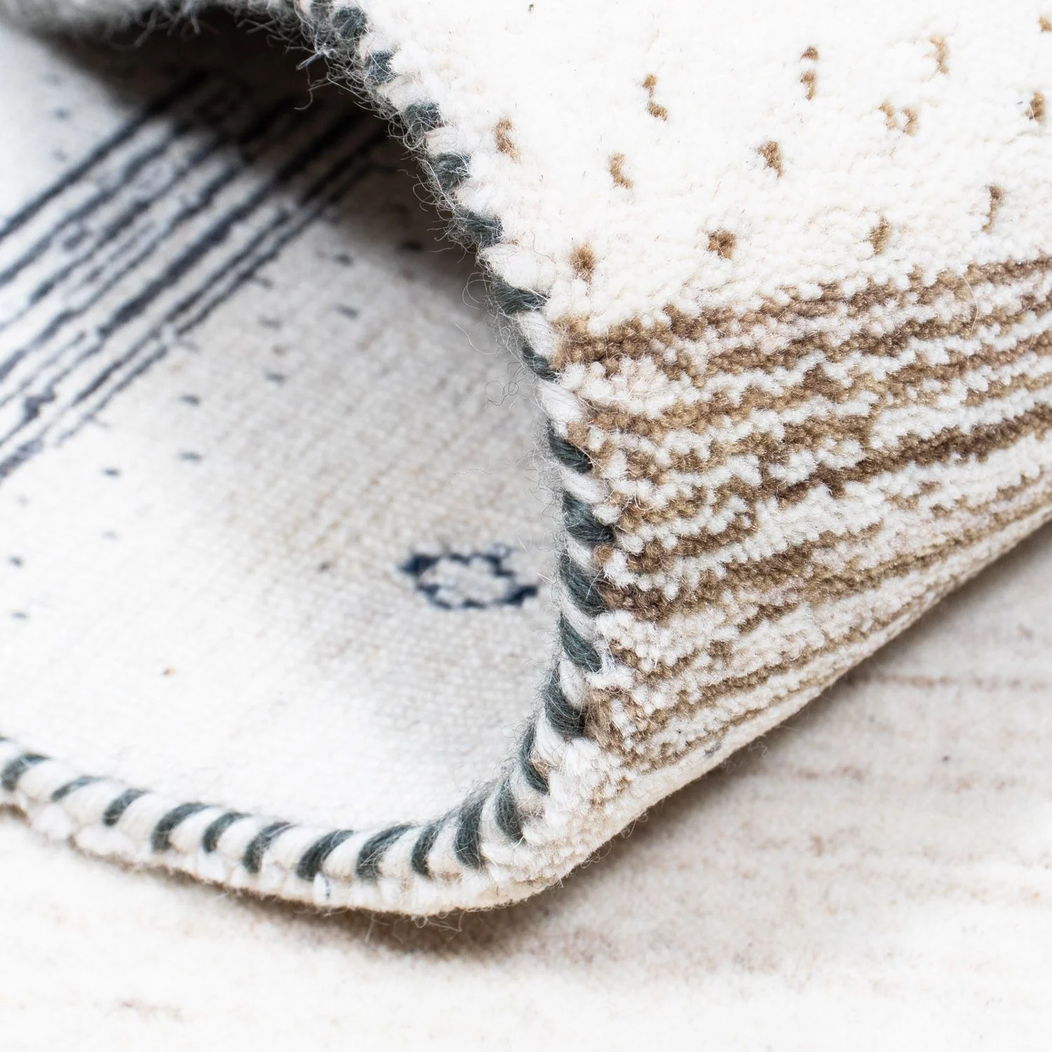 Gabbeh Teppich - Loribaft Indus 245 x 169 cm - beige - Image 4