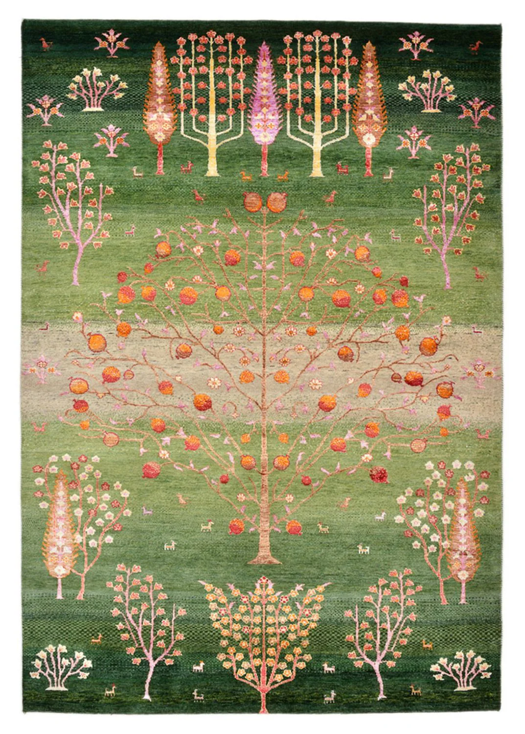 Gabbeh Teppich - Loribaft Indus - 246 x 171 cm - mehrfarbig