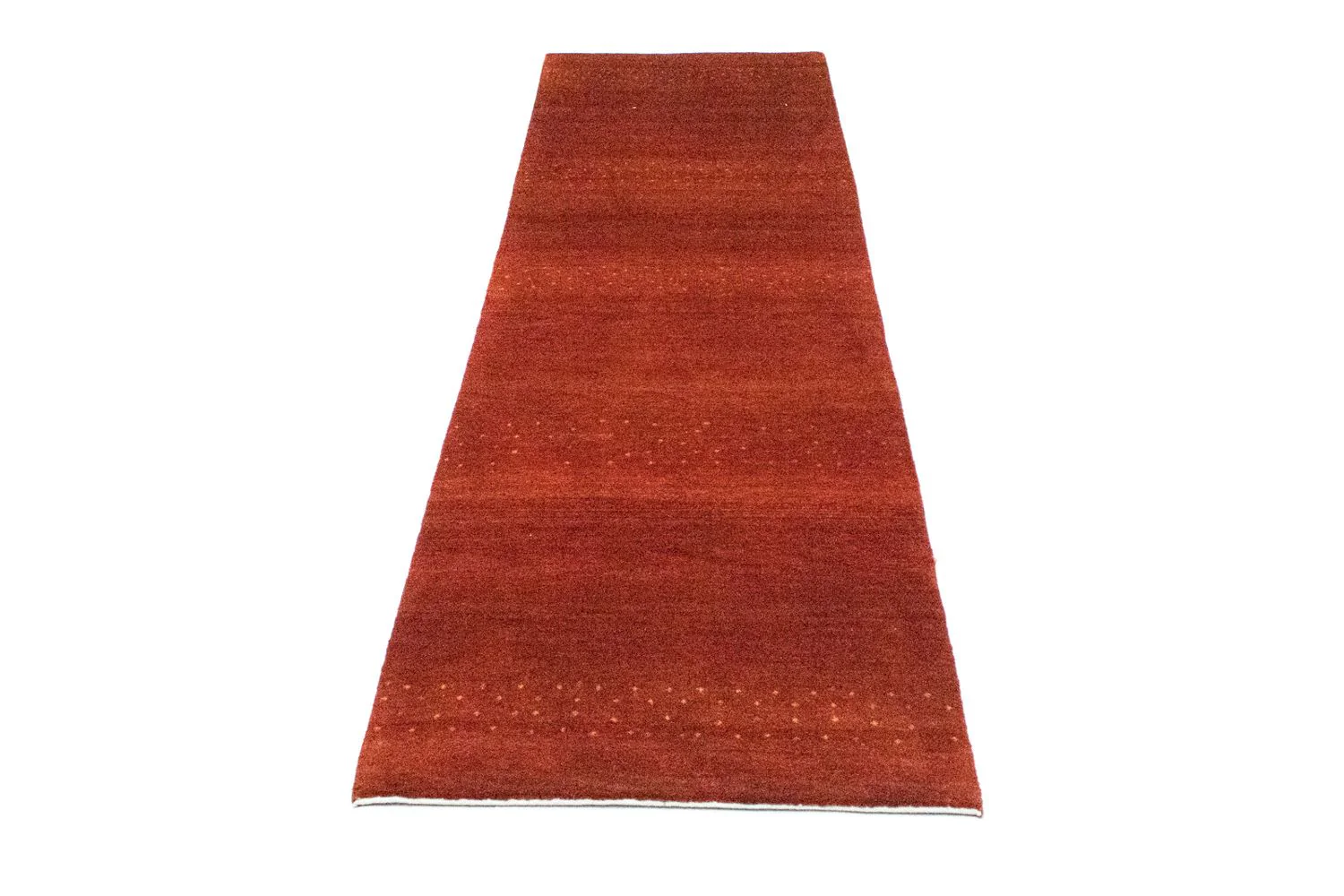 Gabbeh Teppich - Loribaft Indus 266 x 70 cm - rot