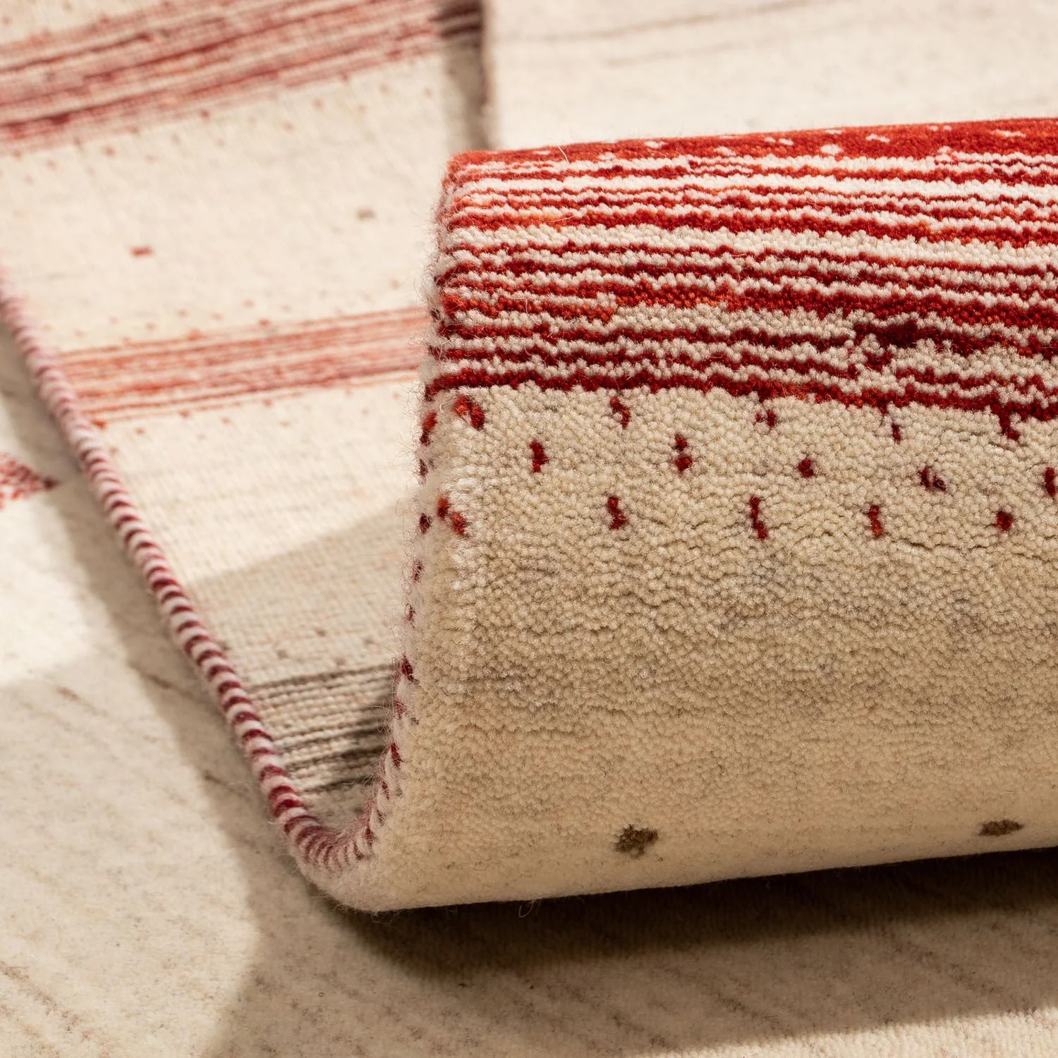 Gabbeh Teppich - Loribaft Indus 298 x 203 cm - beige - Image 4