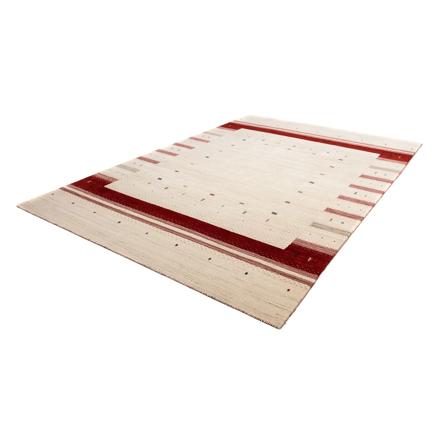 Gabbeh Teppich - Loribaft Indus 298 x 203 cm - beige - Image 5