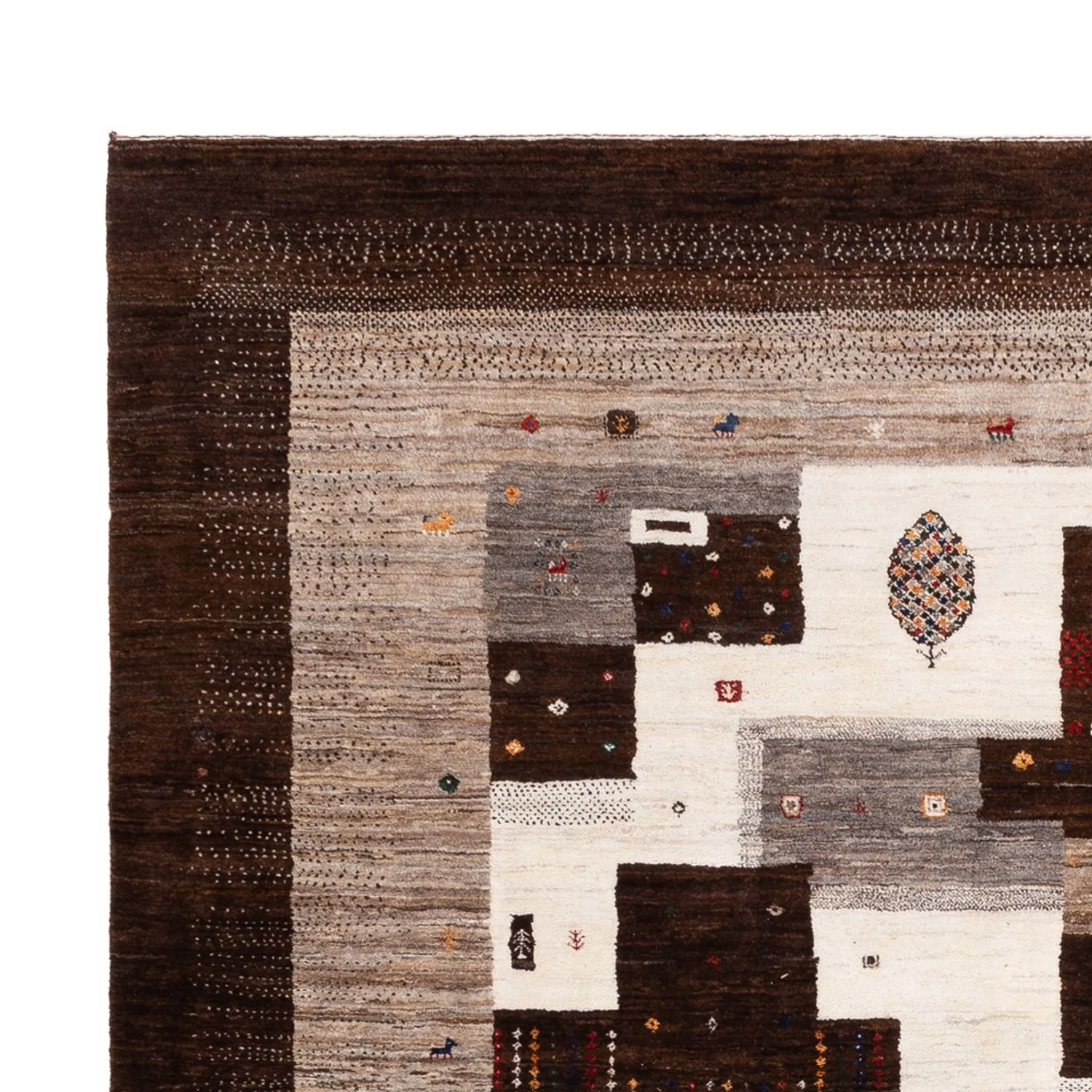 Indo Loribaft Teppich 299x244cm - Wollteppich - Image 3