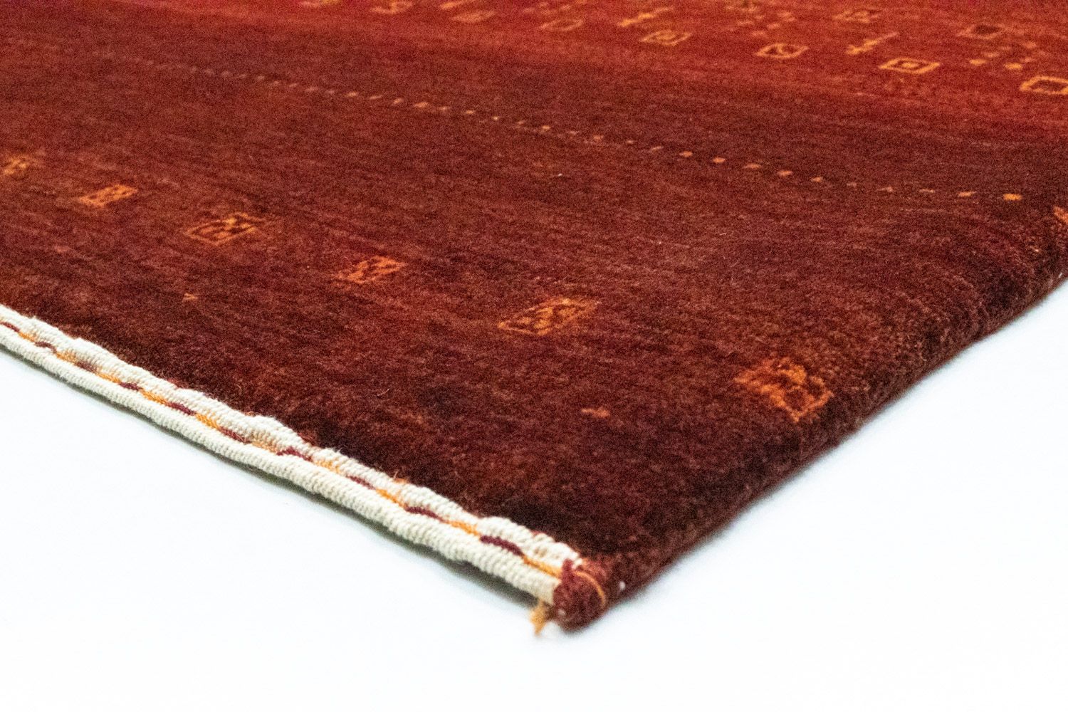 Gabbeh Teppich - Loribaft Indus 301 x 198 cm - rot - Image 2