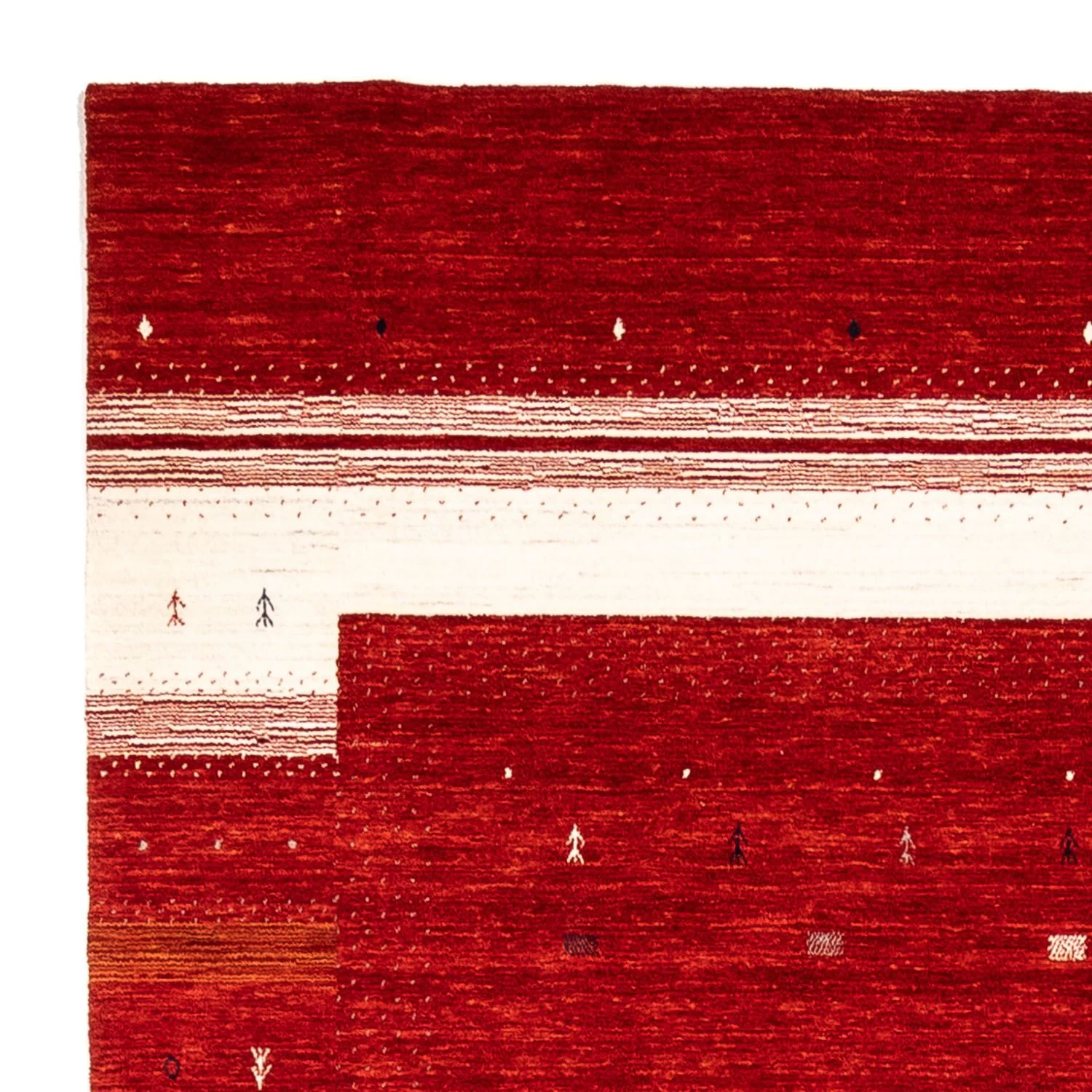 Gabbeh Teppich - Loribaft Indus 303 x 207 cm - rot - Image 3