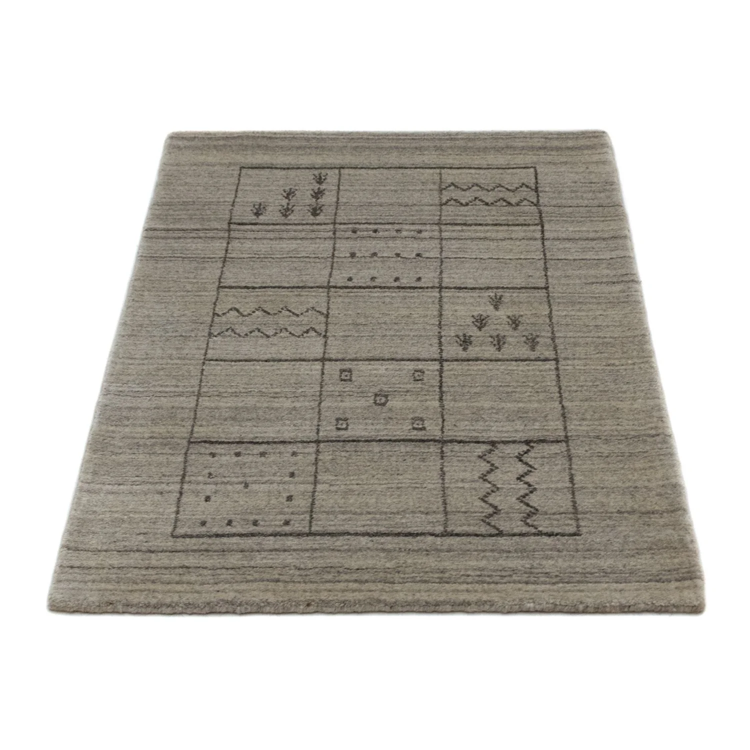Gabbeh Teppich - Loribaft Indus 90 x 60 cm Fußmatte - Image 5