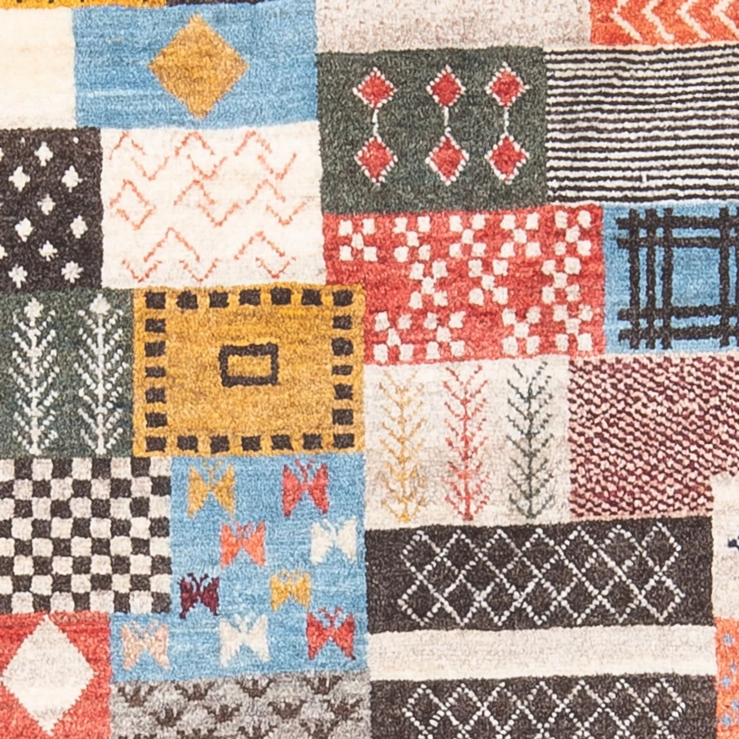 Gabbeh Teppich - Loribaft Perser - 125 x 82 cm - mehrfarbig - Image 2