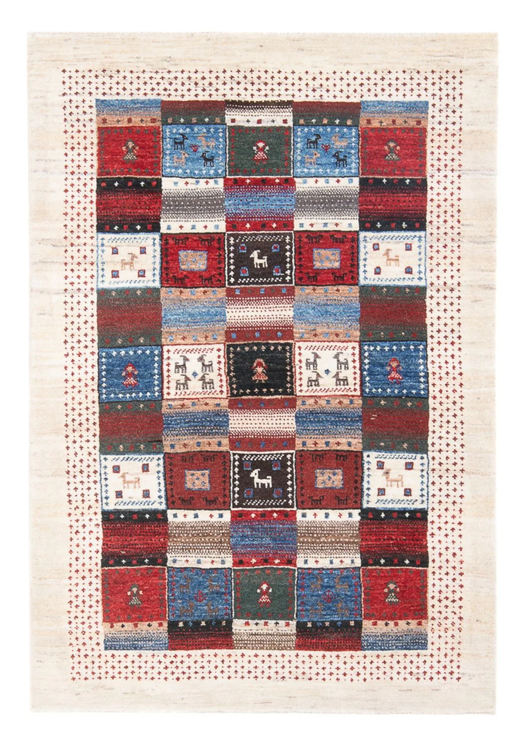 Loribaft Teppich Perser 128x82cm - Orientteppich