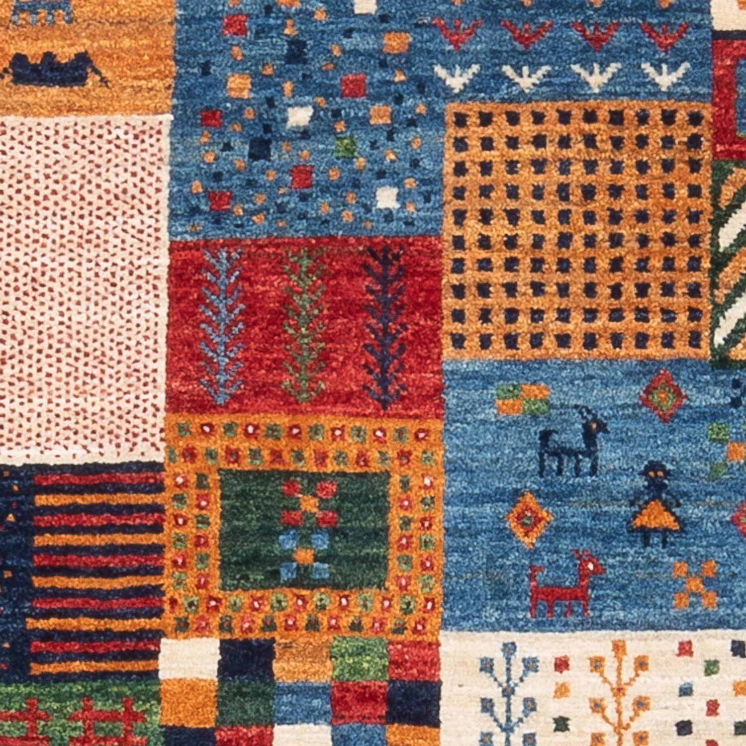 Gabbeh Teppich - Loribaft Perser - 130 x 82 cm - mehrfarbig - Image 2