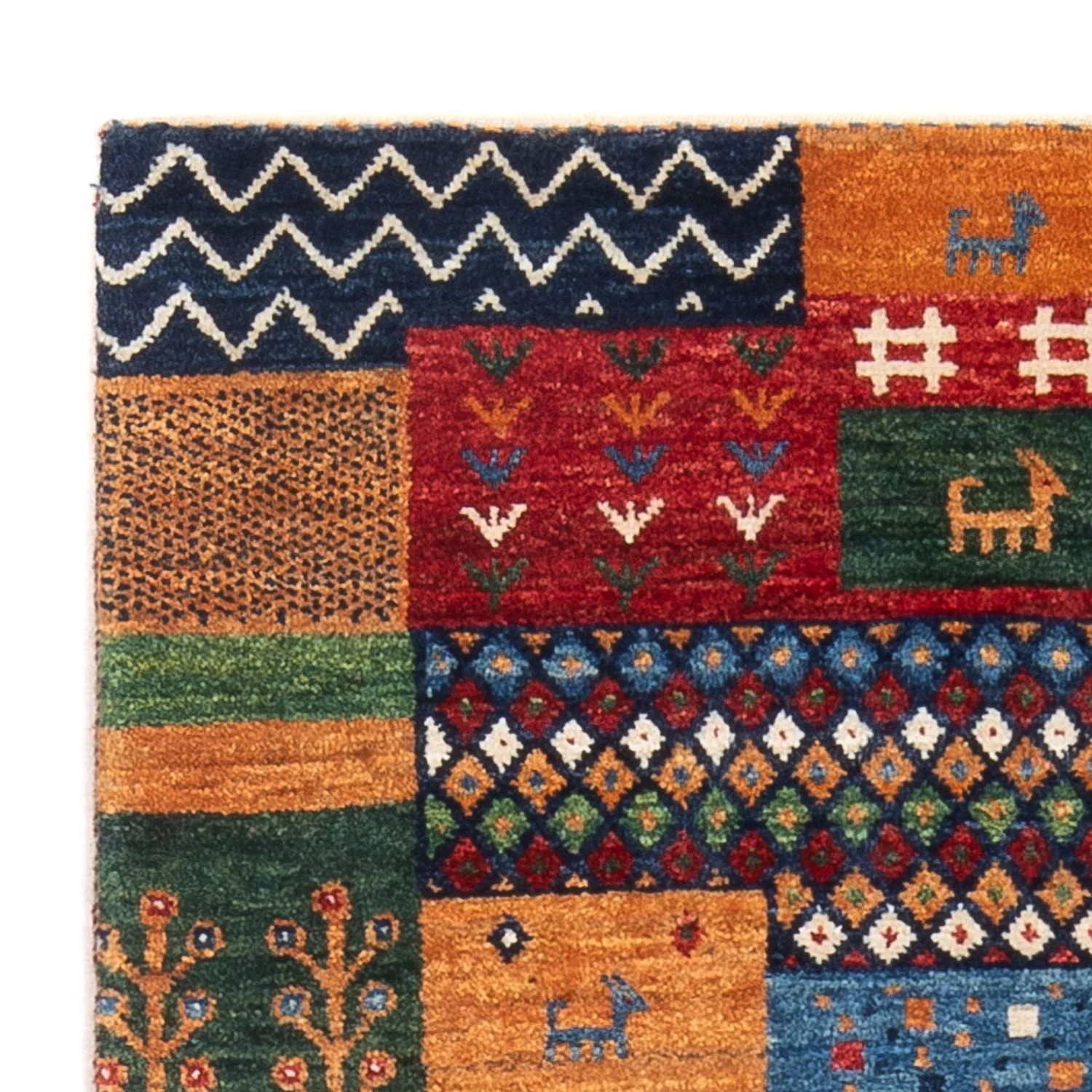 Gabbeh Teppich - Loribaft Perser - 130 x 82 cm - mehrfarbig - Image 3