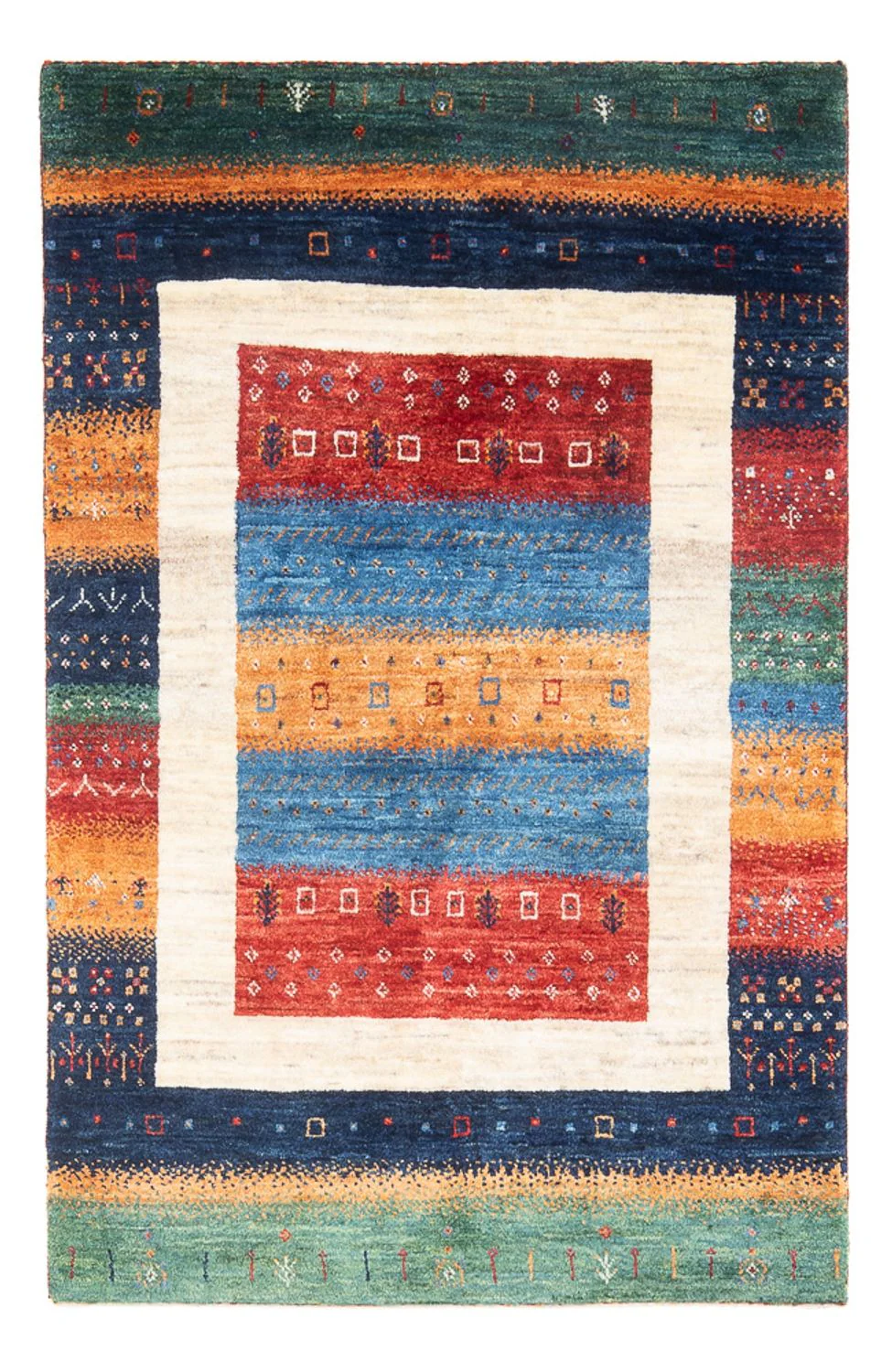 Loribaft Teppich Perser 138x83cm - Orientteppich