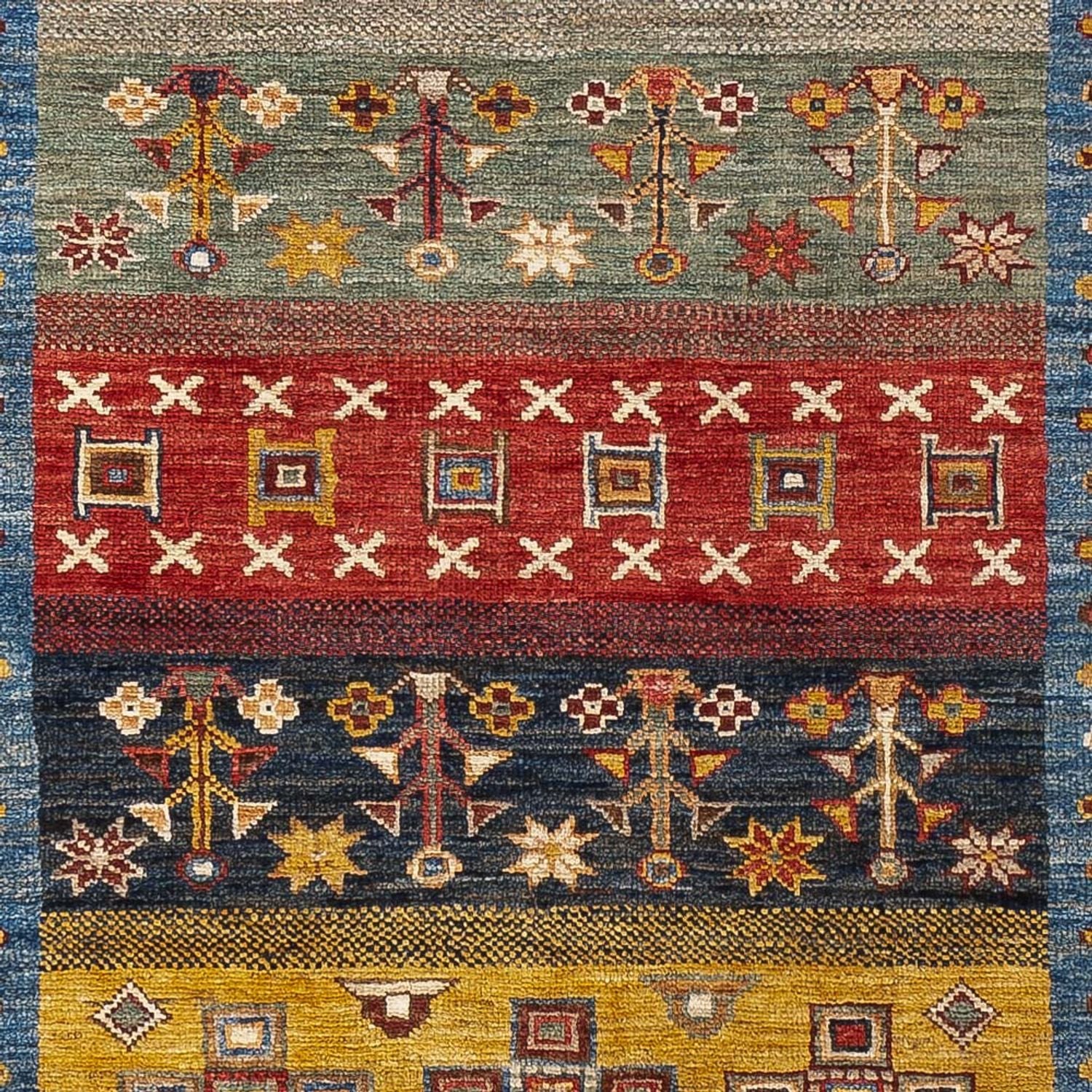 Gabbeh Teppich - Loribaft Perser - 143 x 105 cm - mehrfarbig - Image 2