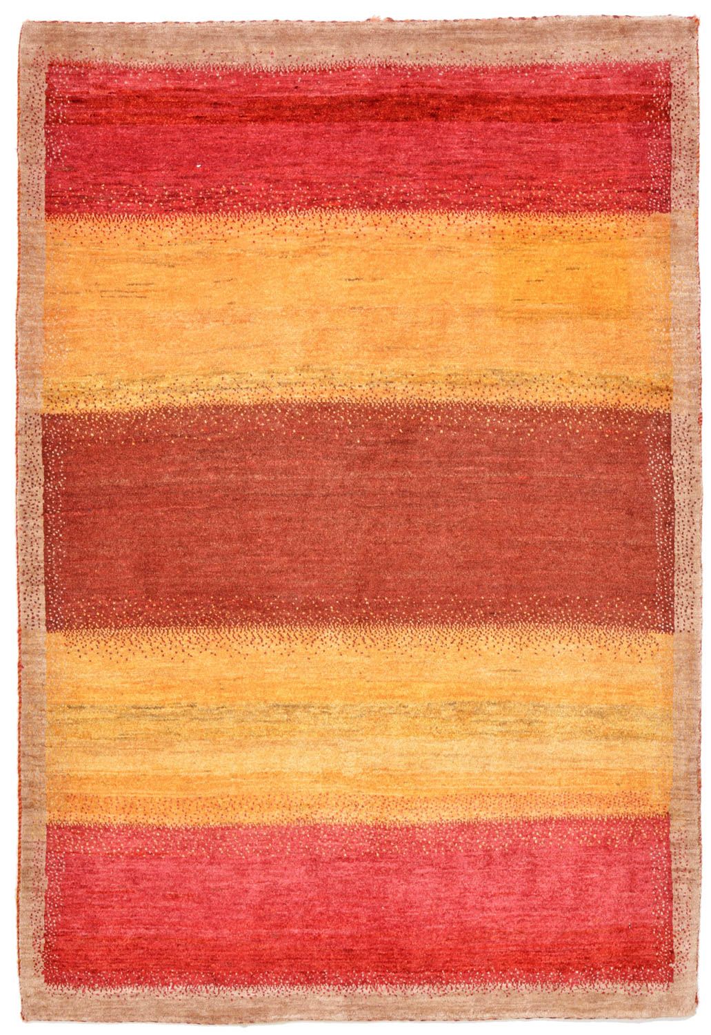 Gabbeh Teppich - Loribaft Perser 155 x 104 cm - mehrfarbig
