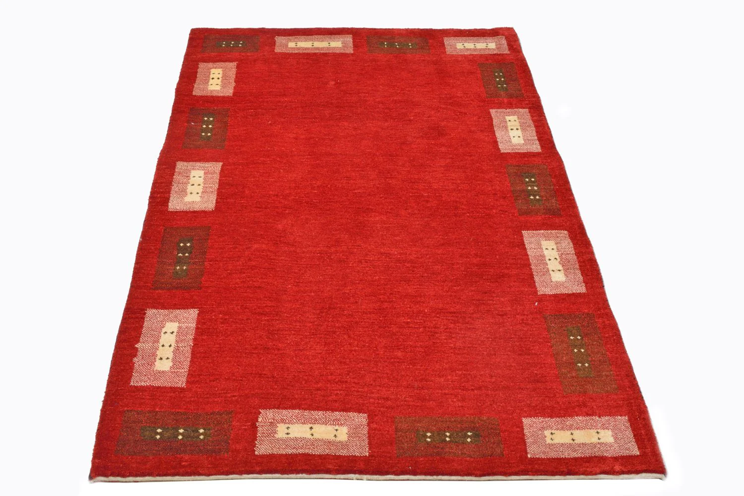 Gabbeh Teppich - Loribaft Perser 166 x 104 cm - rot - Image 4