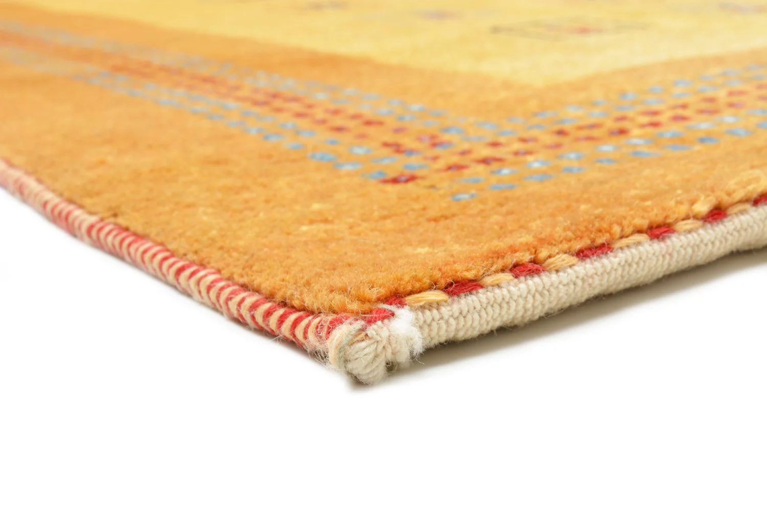 Gabbeh Teppich - Loribaft Perser 170 x 114 cm - gelb - Image 3