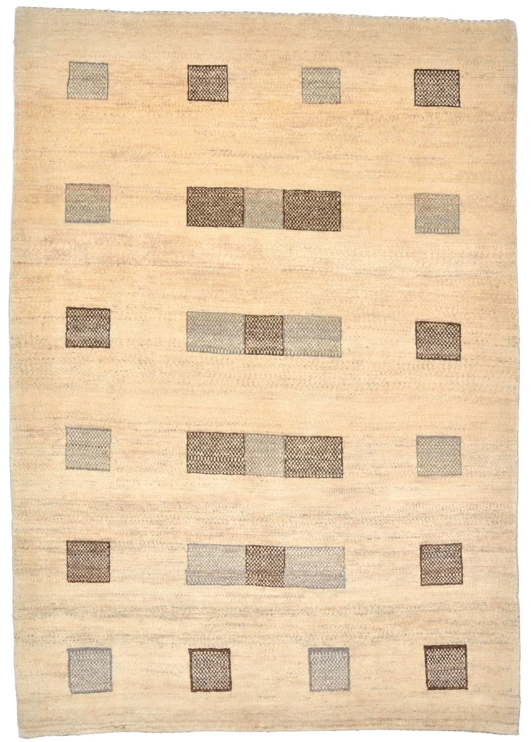 Gabbeh Teppich - Loribaft Perser 179 x 125 cm - hellbraun