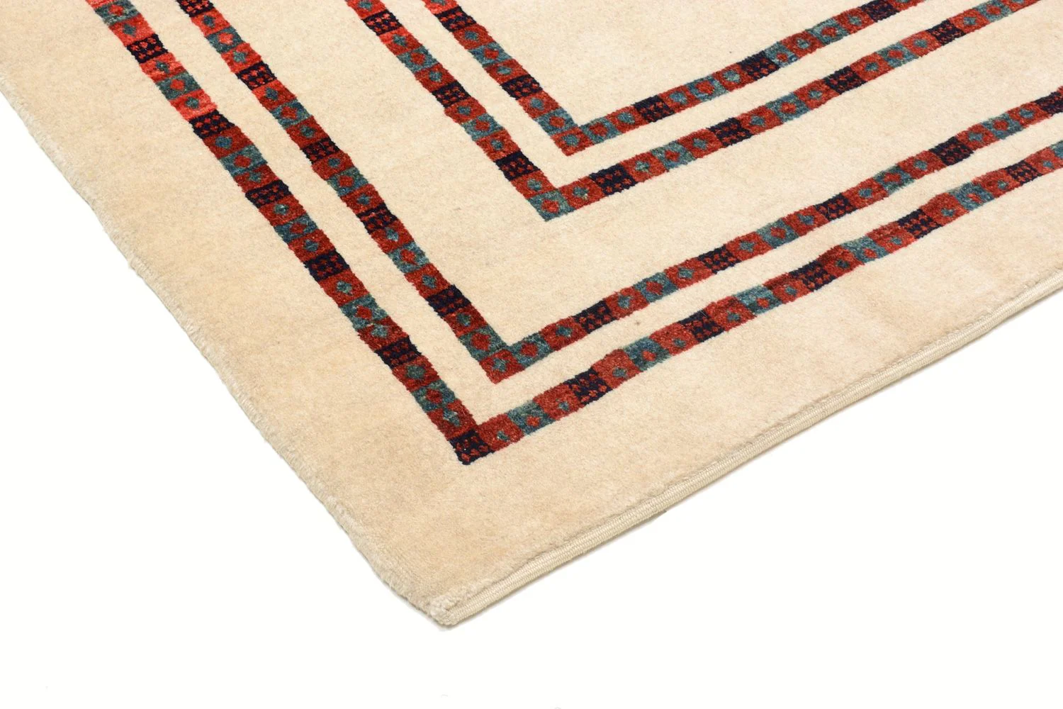 Gabbeh Teppich - Loribaft Perser 179 x 127 cm - beige - Image 2