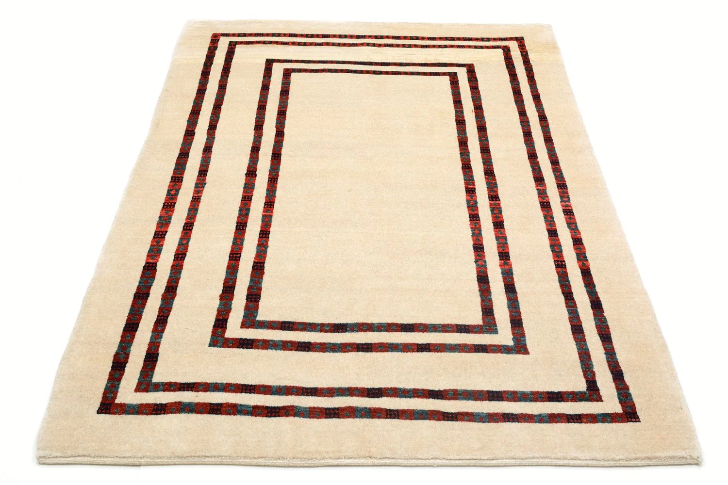 Gabbeh Teppich - Loribaft Perser 179 x 127 cm - beige - Image 4