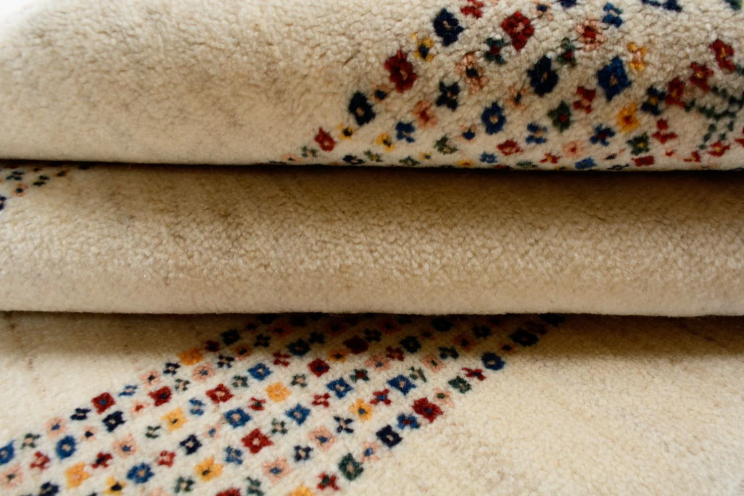 Gabbeh Teppich - Loribaft Perser 180 x 120 cm - beige - Image 3