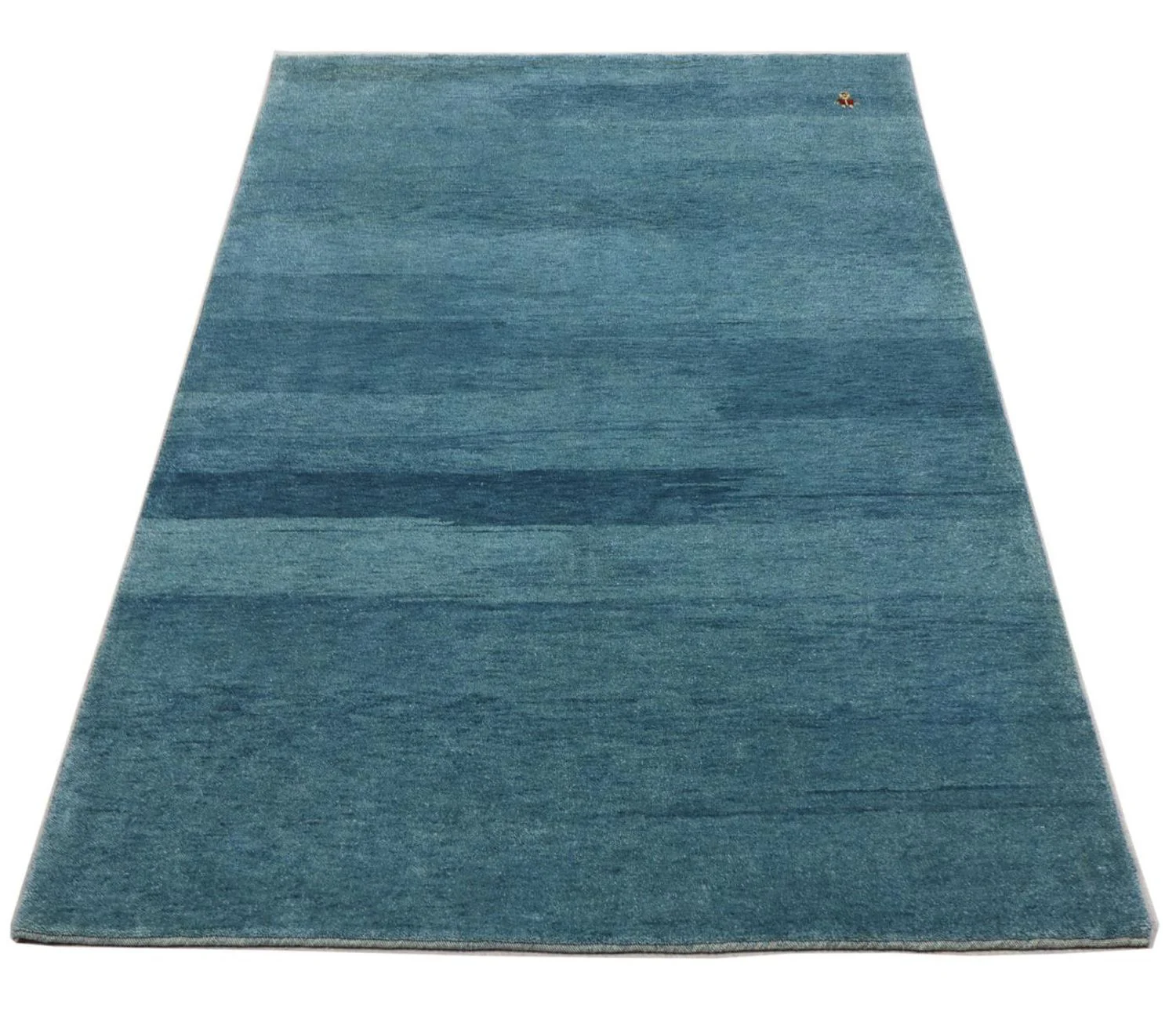 Gabbeh Teppich - Loribaft Perser 180 x 126 cm - seeblau - Image 3