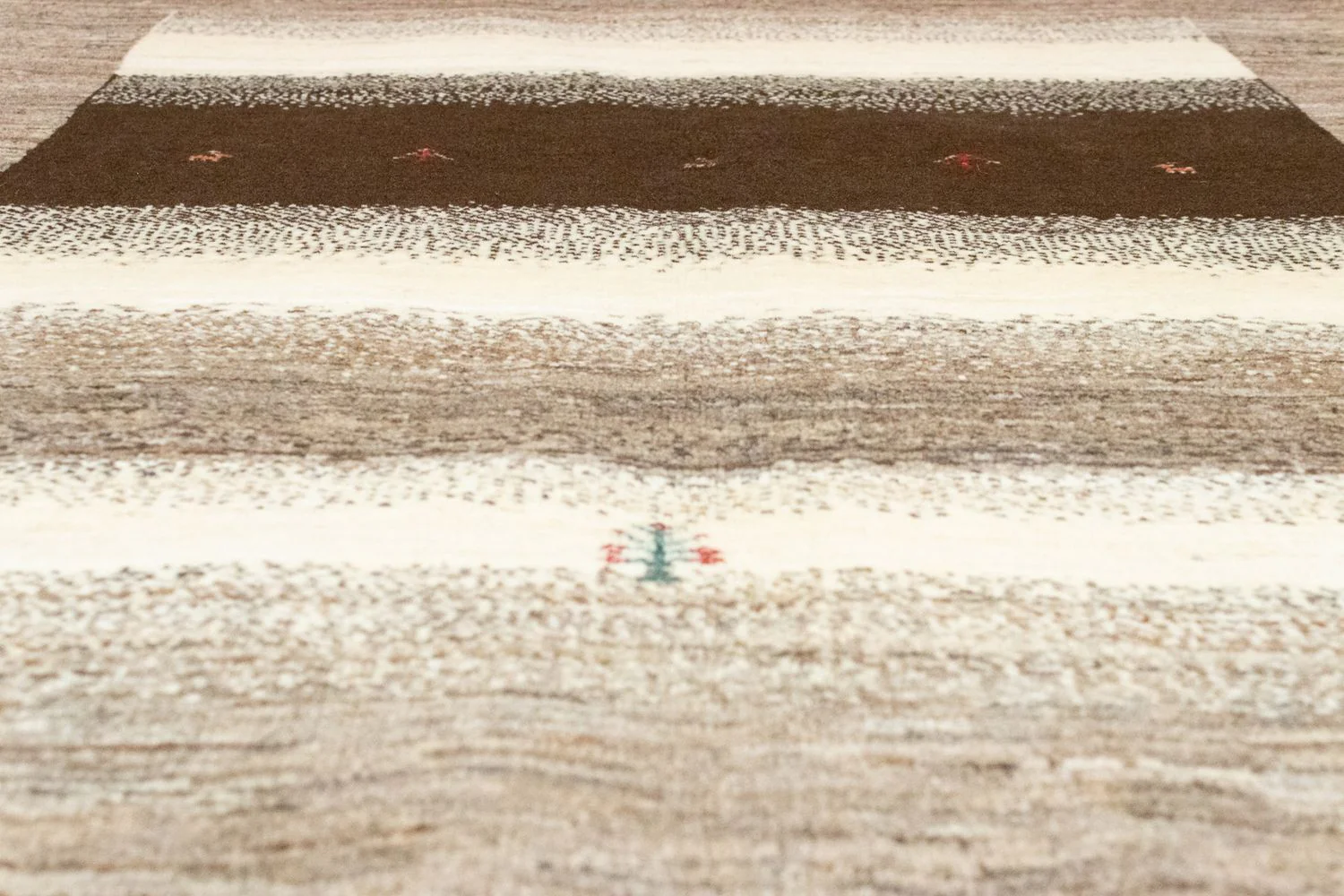 Gabbeh Teppich - Loribaft Perser 190 x 115 cm - beige - Image 2