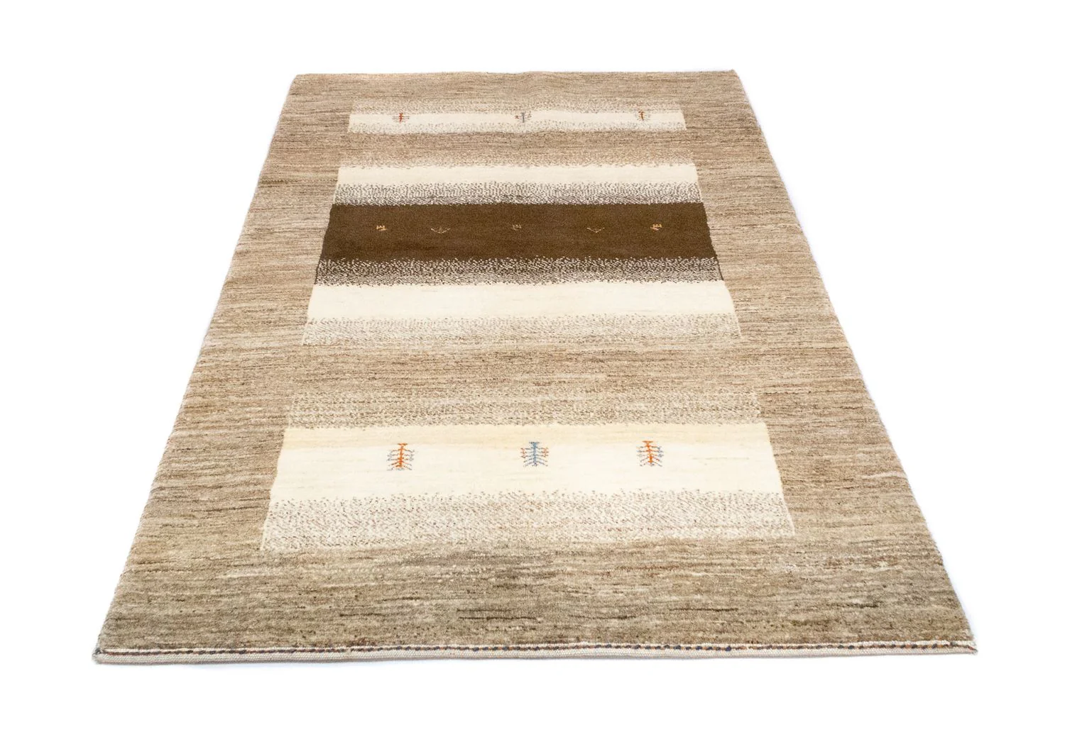 Gabbeh Teppich - Loribaft Perser 190 x 115 cm - beige - Image 5