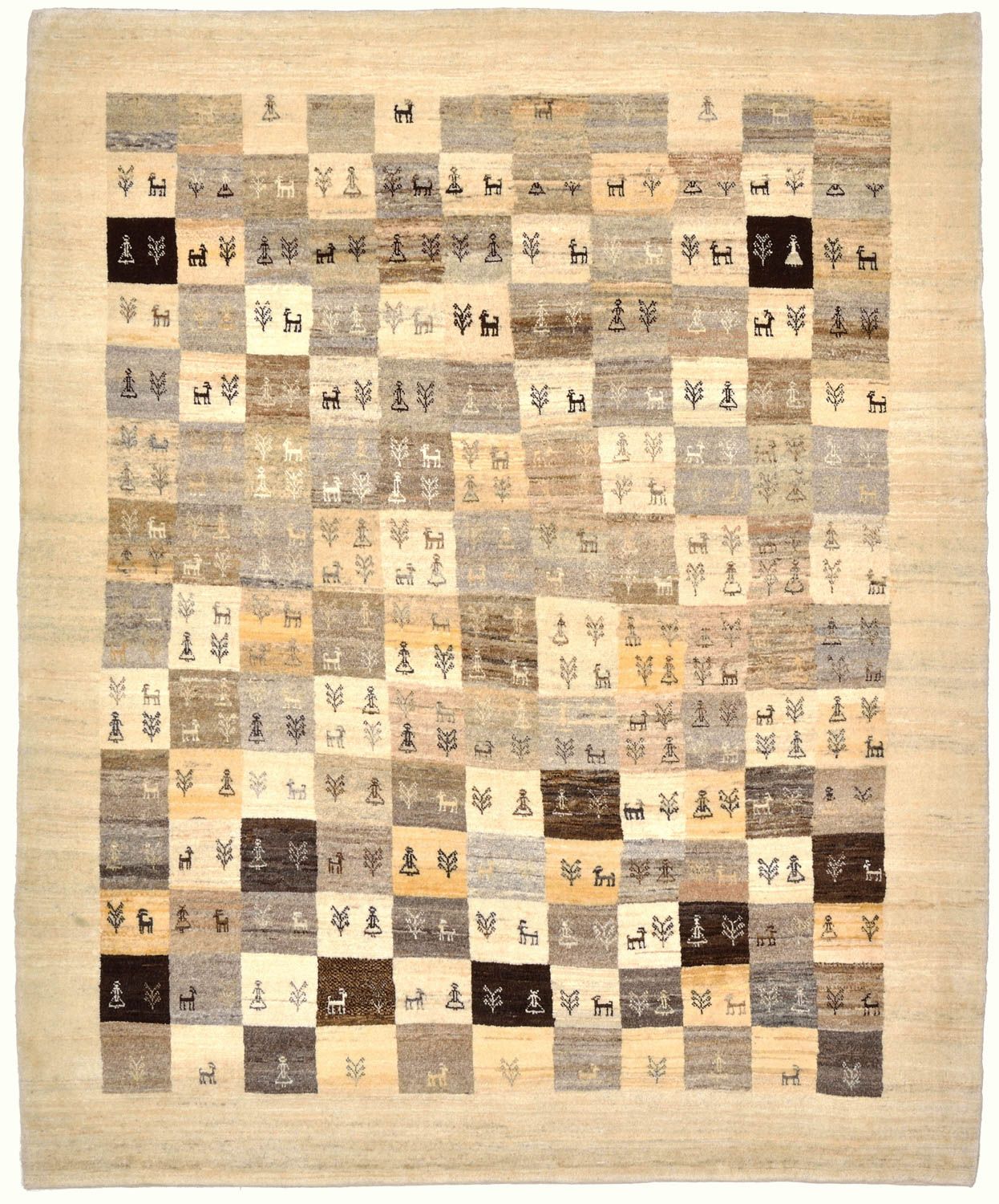 Loribaft Teppich Perser 191x154cm - Orientteppich