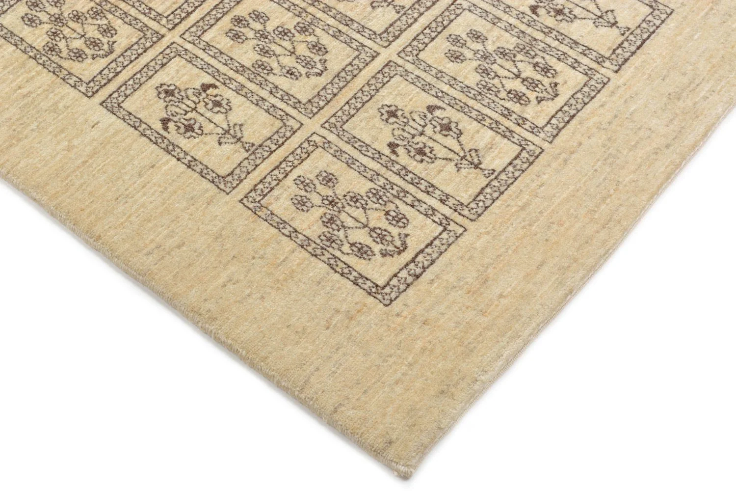 Gabbeh Teppich - Loribaft Perser 192 x 87 cm - sand - Image 2