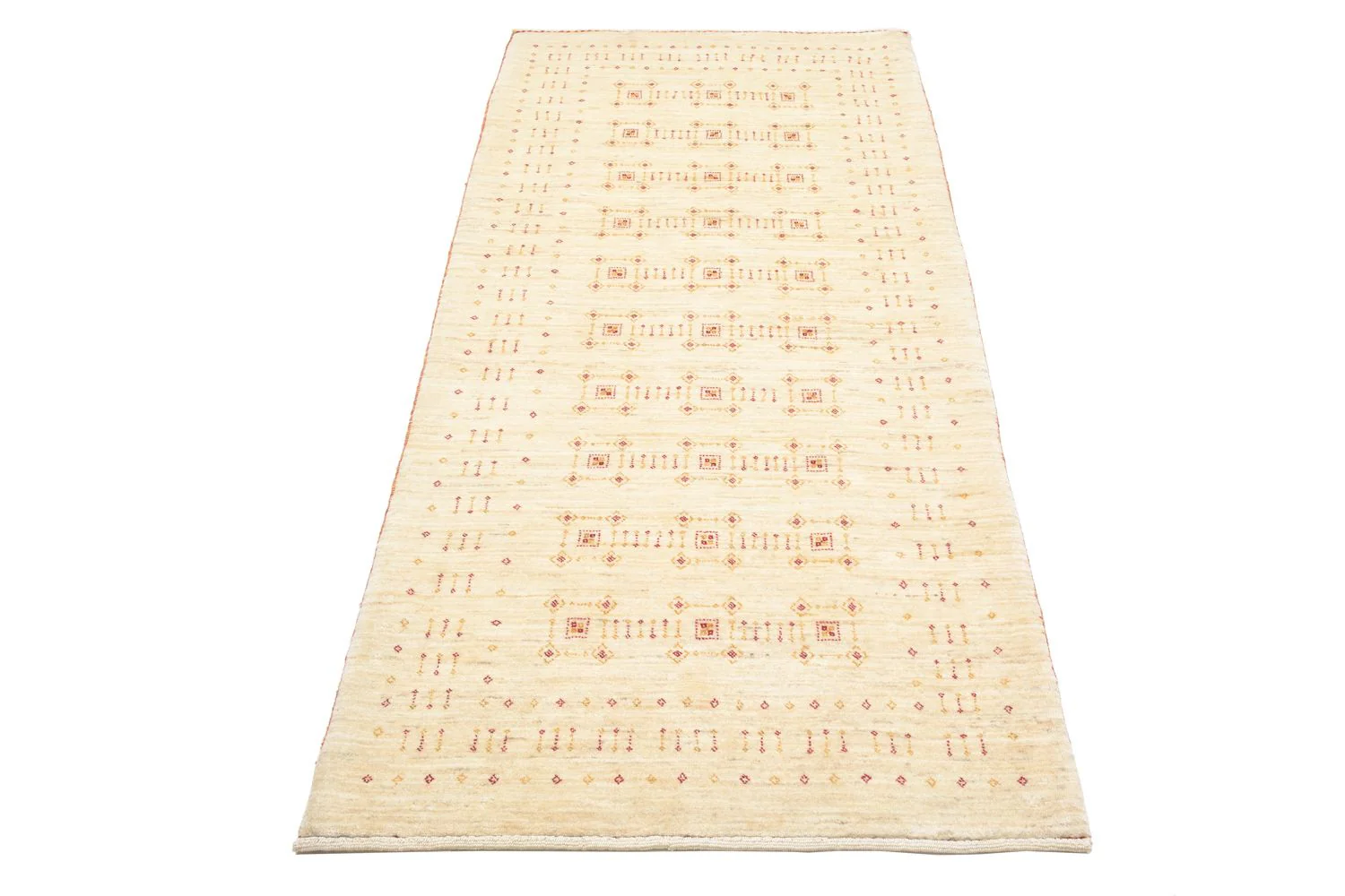 Gabbeh Teppich - Loribaft Perser 201 x 88 cm - natur - Image 4
