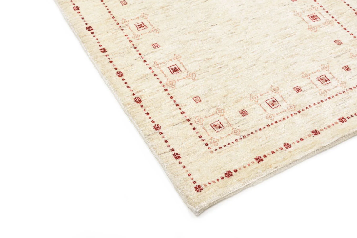 Gabbeh Teppich - Loribaft Perser 202 x 82 cm - natur - Image 2
