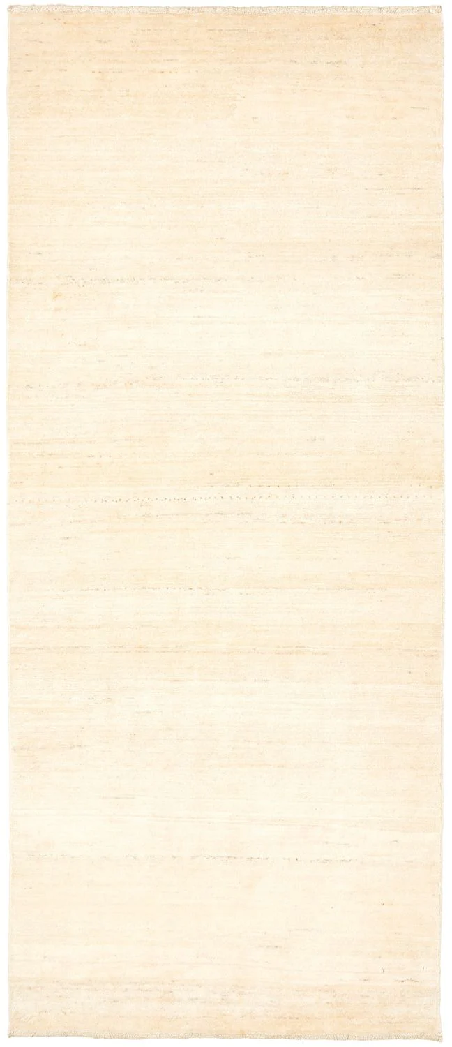 Gabbeh Teppich - Loribaft Perser 206 x 85 cm - natur