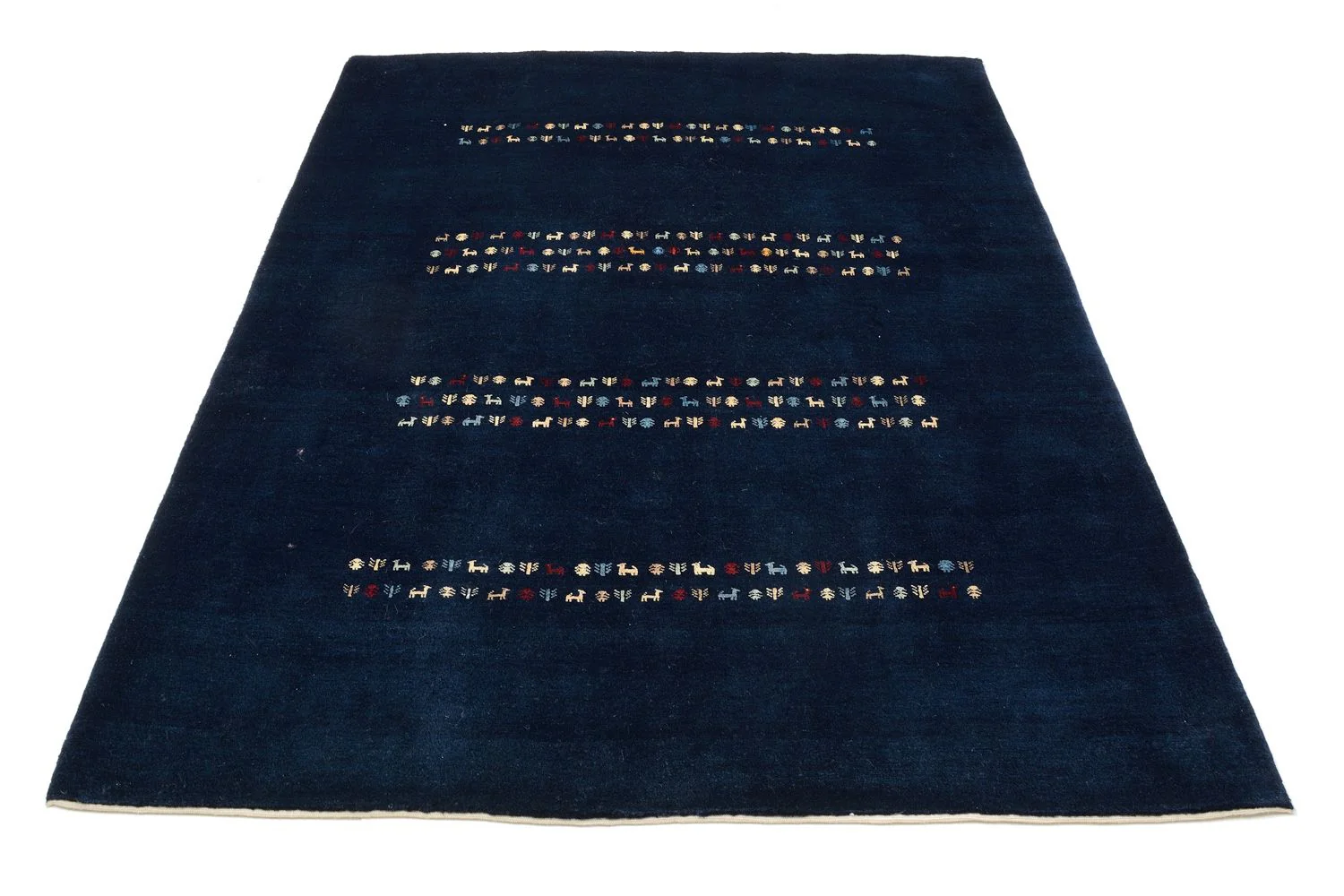 Gabbeh Teppich - Loribaft Perser 209 x 154 cm - blau - Image 4