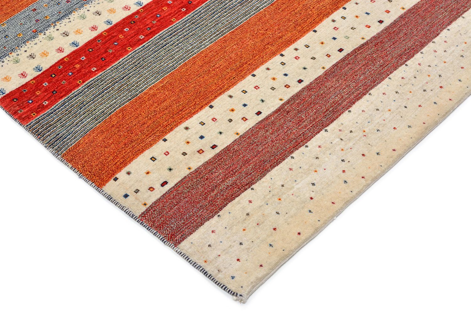Gabbeh Teppich - Loribaft Perser 213 x 160 cm - mehrfarbig - Image 2