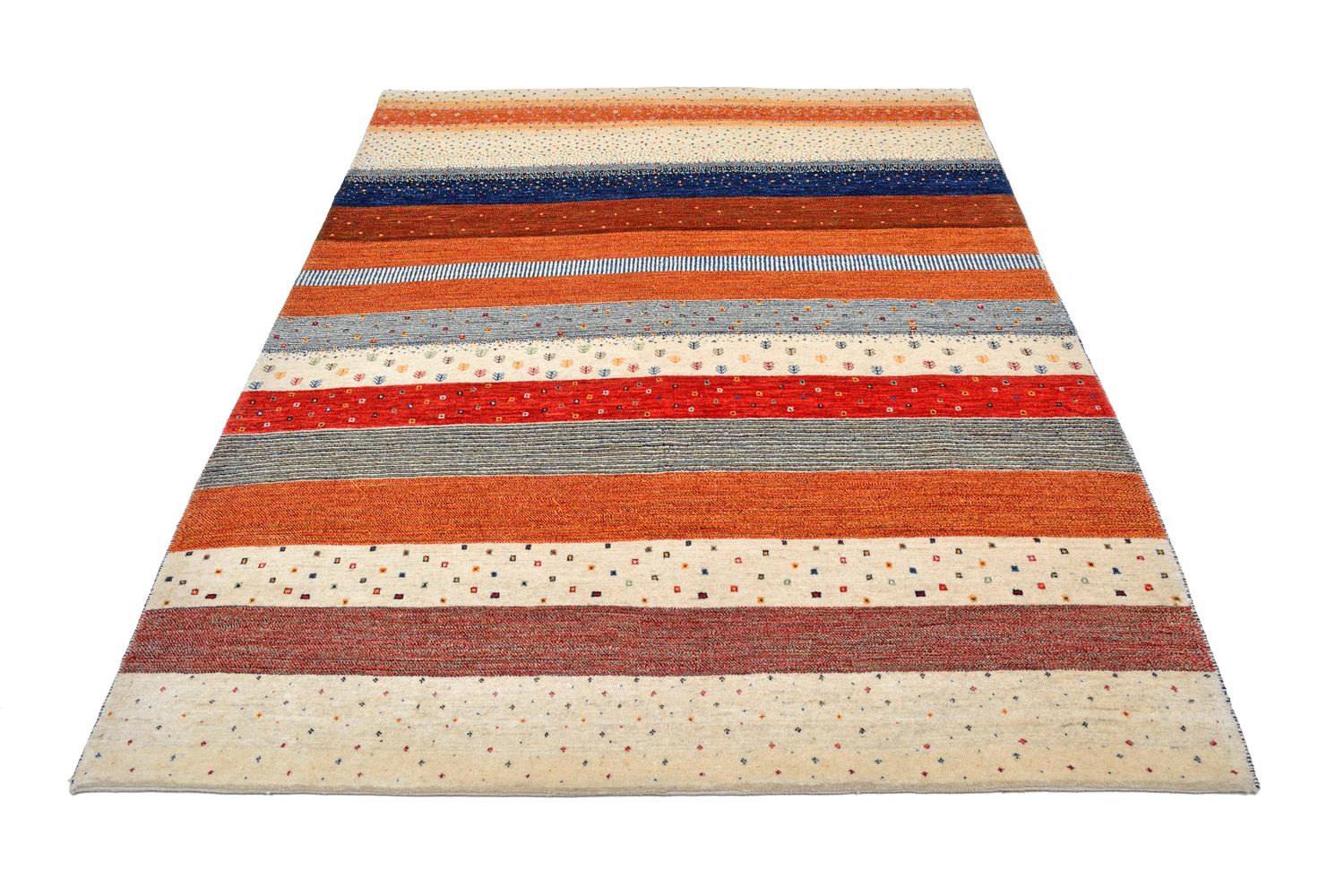Gabbeh Teppich - Loribaft Perser 213 x 160 cm - mehrfarbig - Image 4