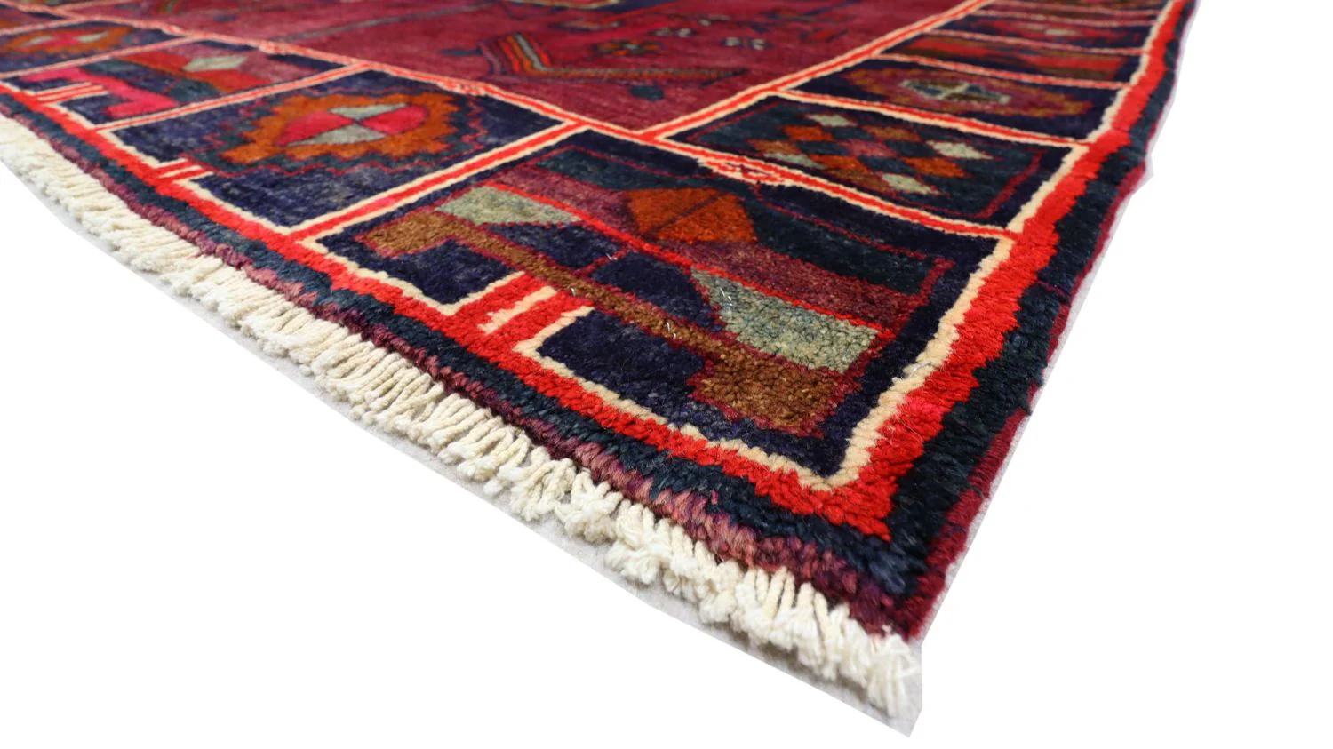 Gabbeh Teppich - Loribaft Perser 220 x 160 cm - hellrot - Image 2