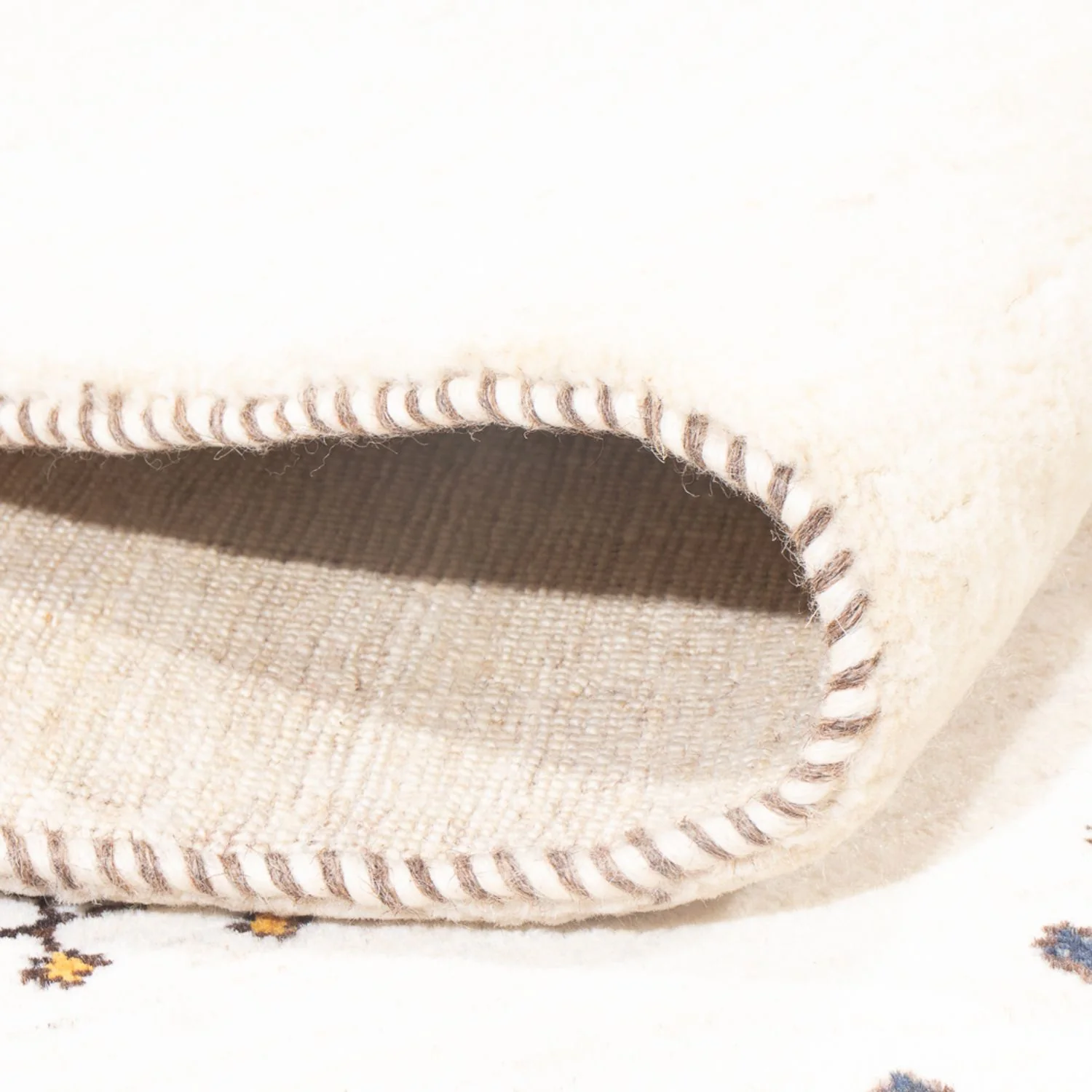 Gabbeh Teppich - Loribaft Perser - 233 x 166 cm - weiß - Image 4