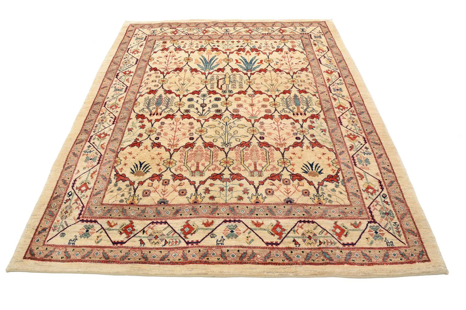 Gabbeh Teppich - Loribaft Perser 236 x 175 cm - mehrfarbig - Image 4