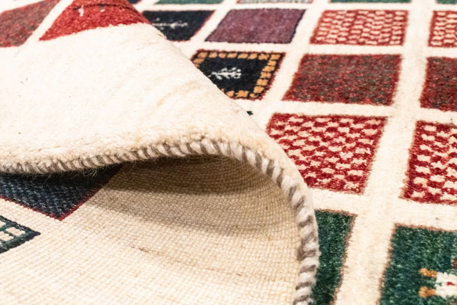 Gabbeh Teppich - Loribaft Perser 247 x 152 cm - mehrfarbig - Image 4