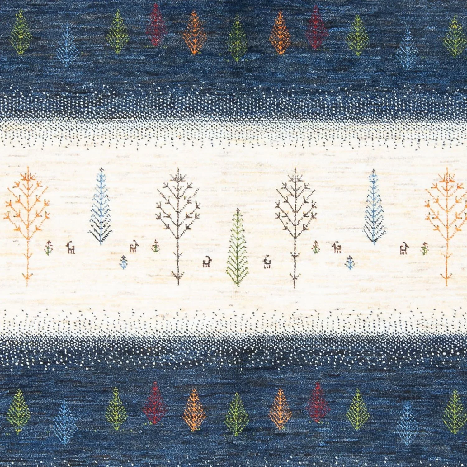 Gabbeh Teppich - Loribaft Perser - 247 x 181 cm - mehrfarbig - Image 2