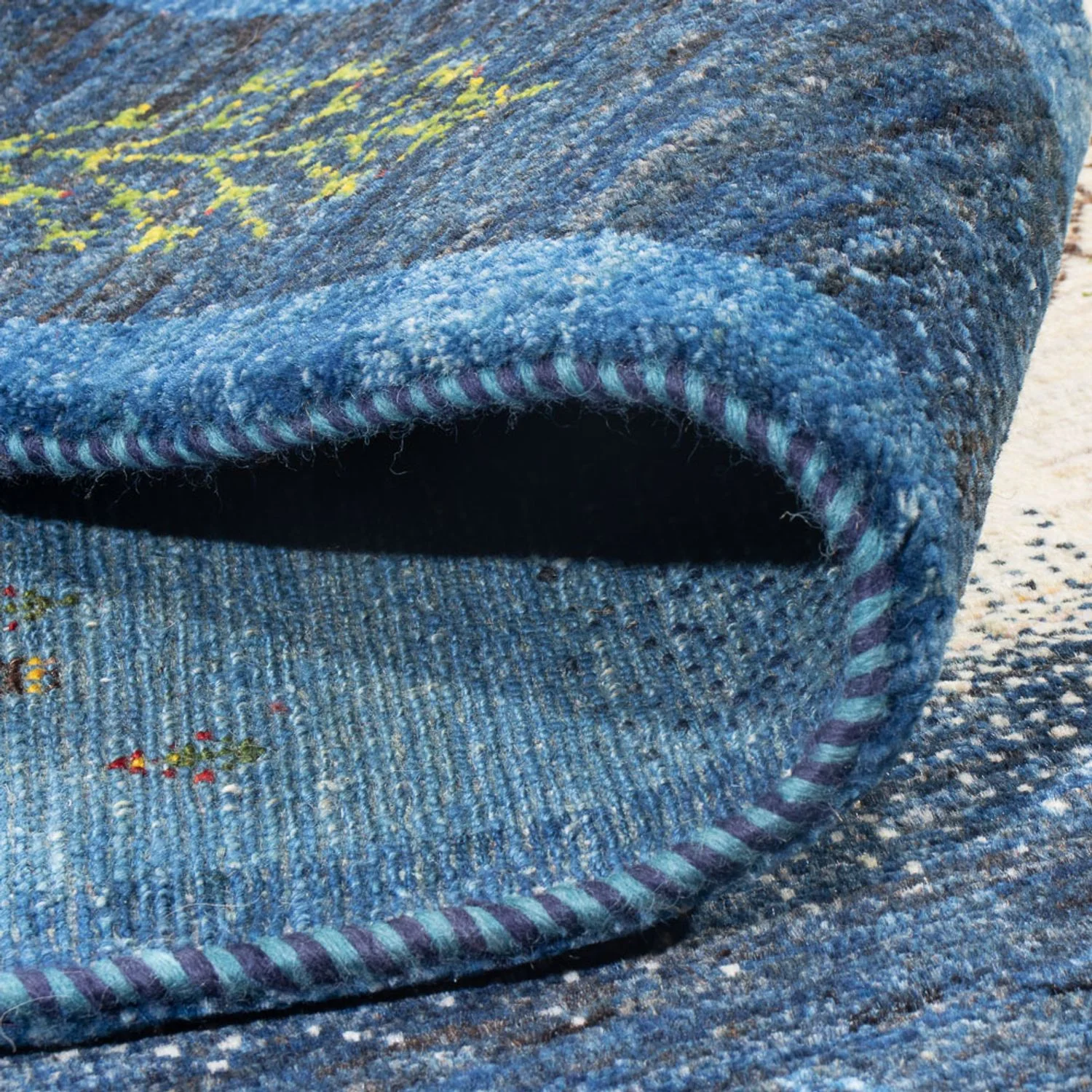 Gabbeh Teppich - Loribaft Perser - 247 x 181 cm - mehrfarbig - Image 4